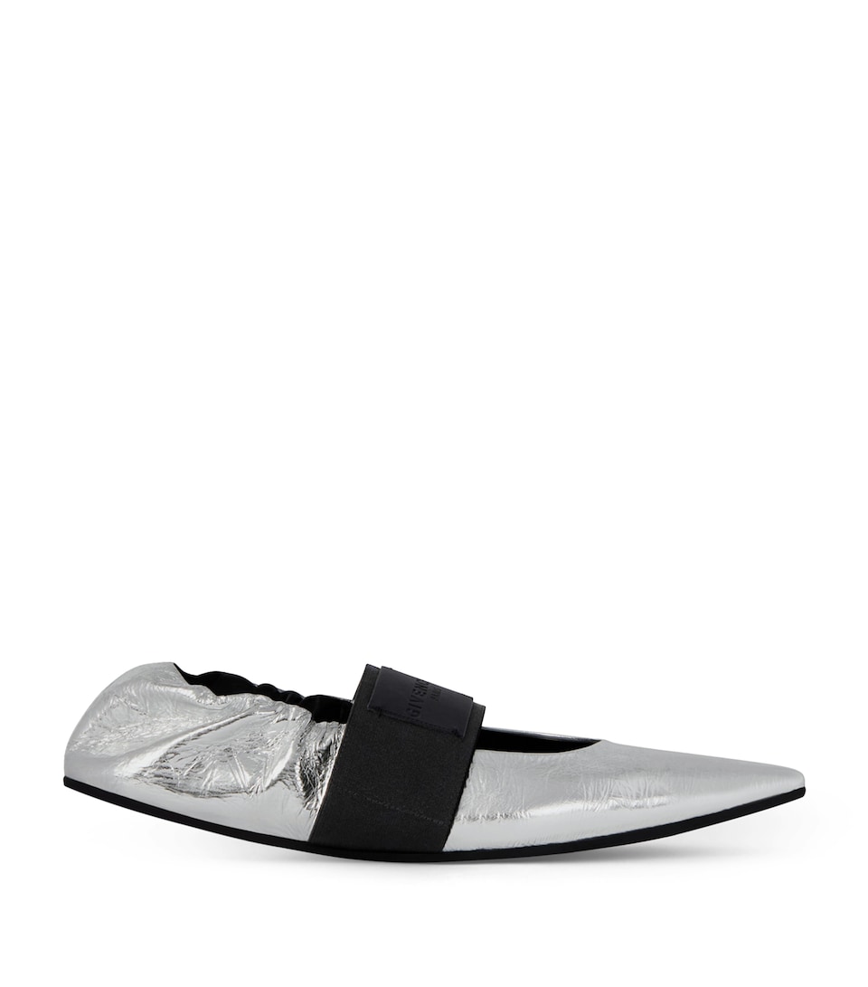 Givenchy Leather Crush Ballet Flats