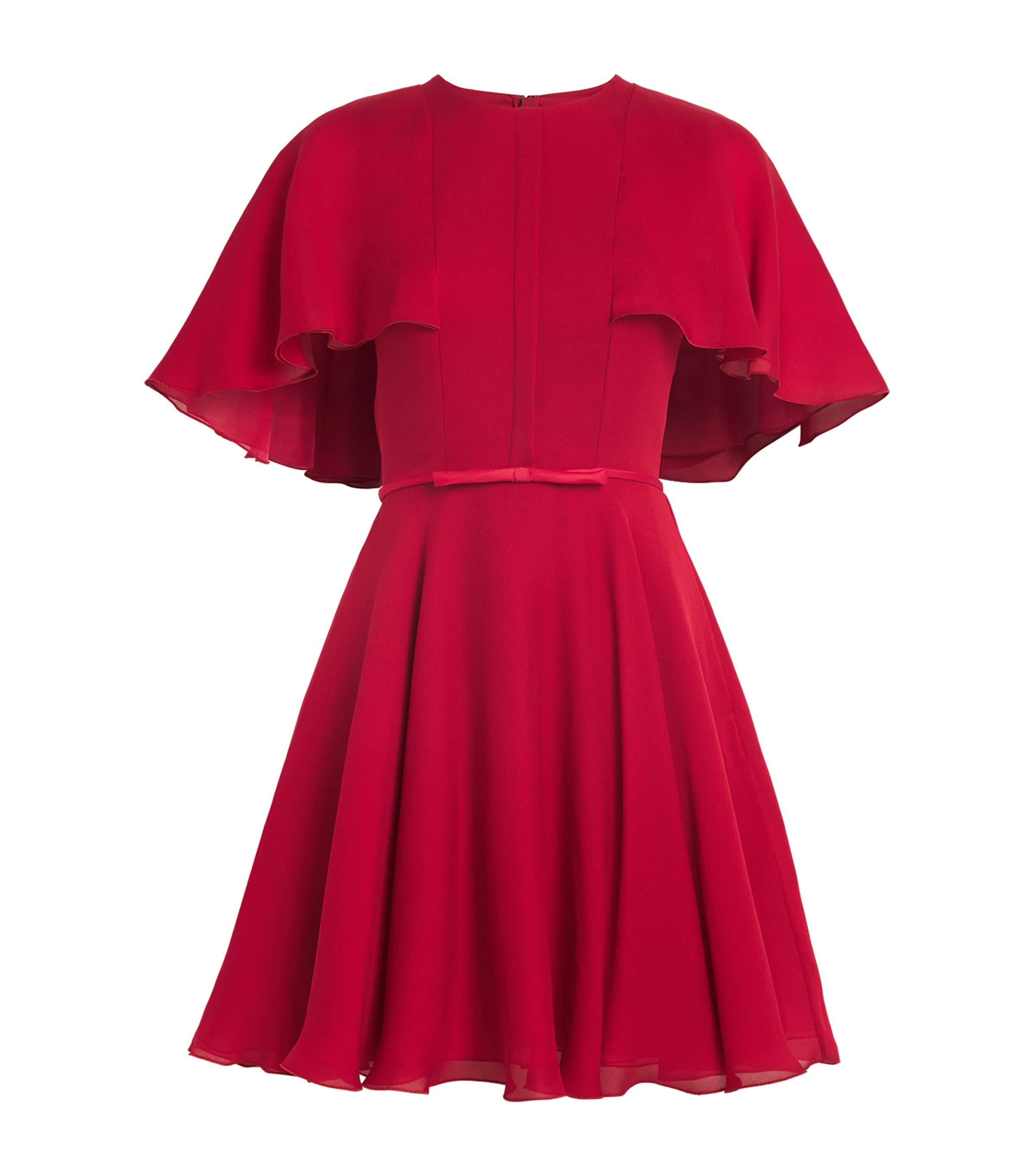 Silk Belted Mini Dress