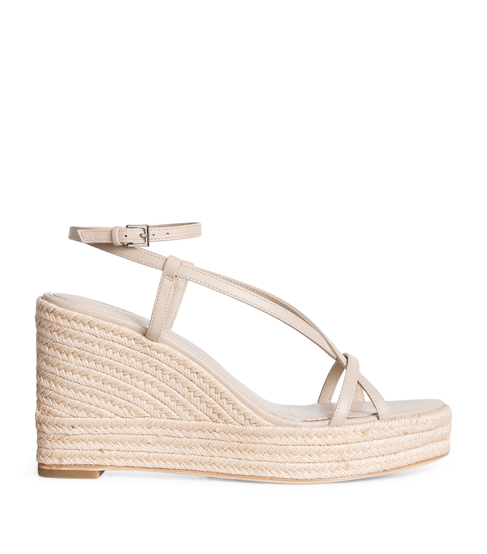 Leather Marlowe Wedge Sandals 105