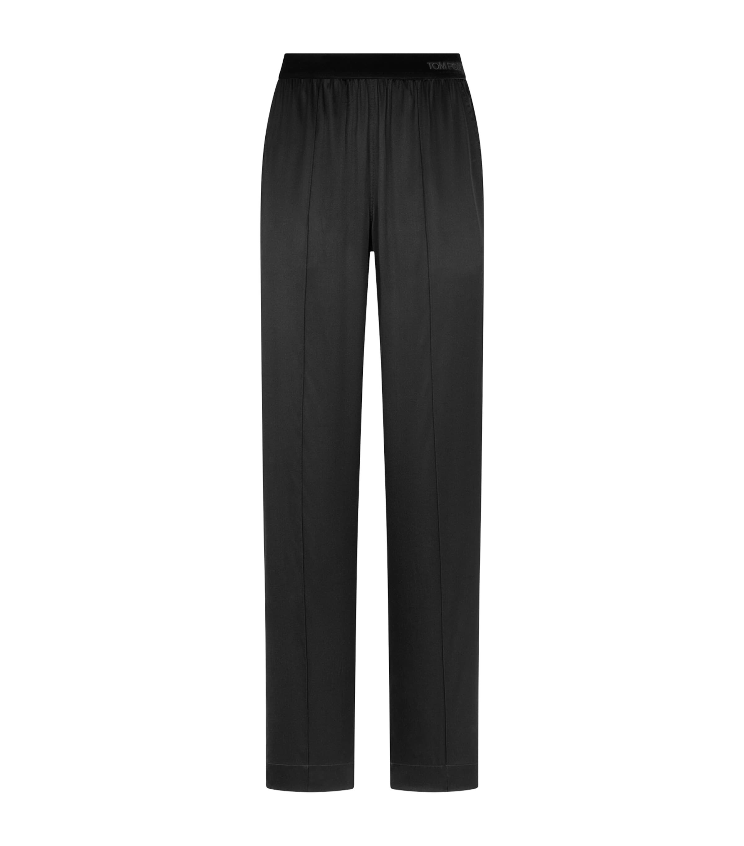 TOM FORD Womens Silk Elasticated Trousers Naa