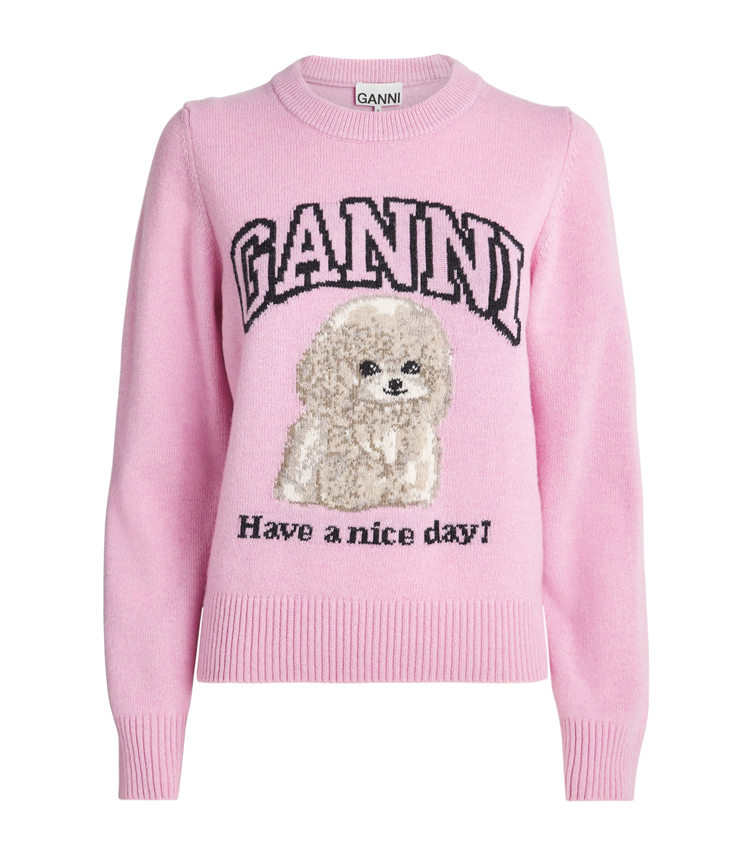 Wool-Blend Poodle Sweater