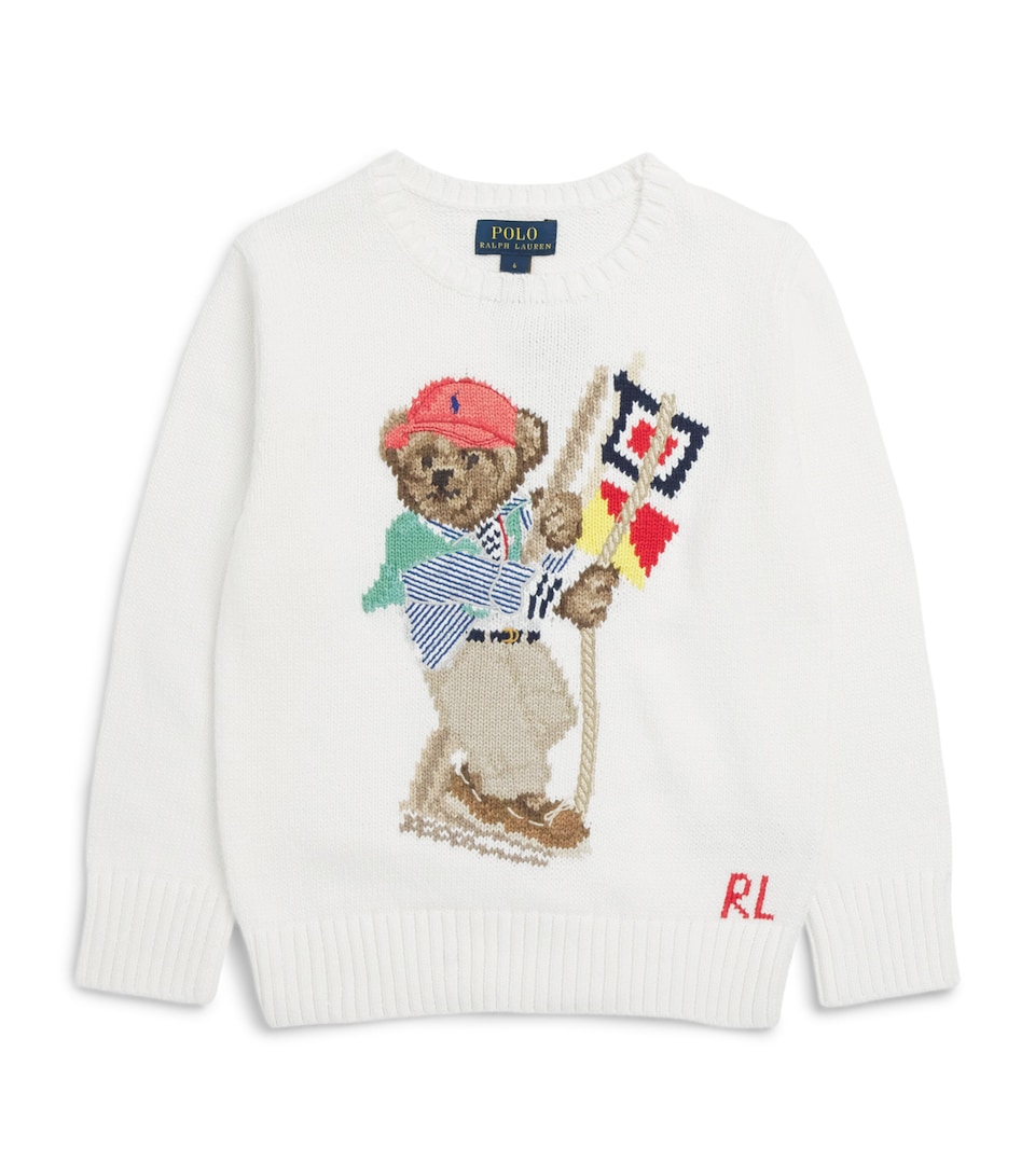 Cotton Sailing Bear Sweater (2-7 Years)