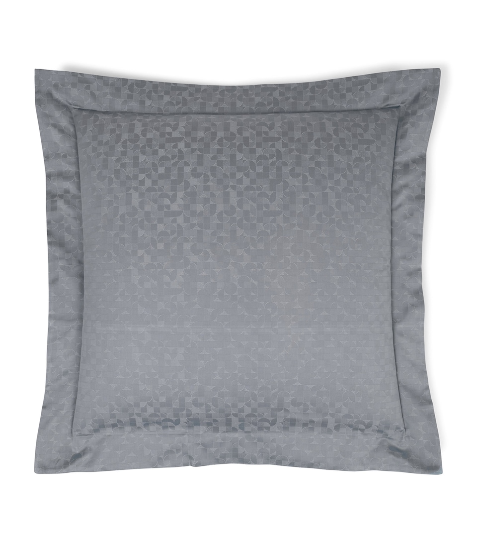 Frette Avant Garde Pillowcase (65cm x 65cm) Metallic Azur