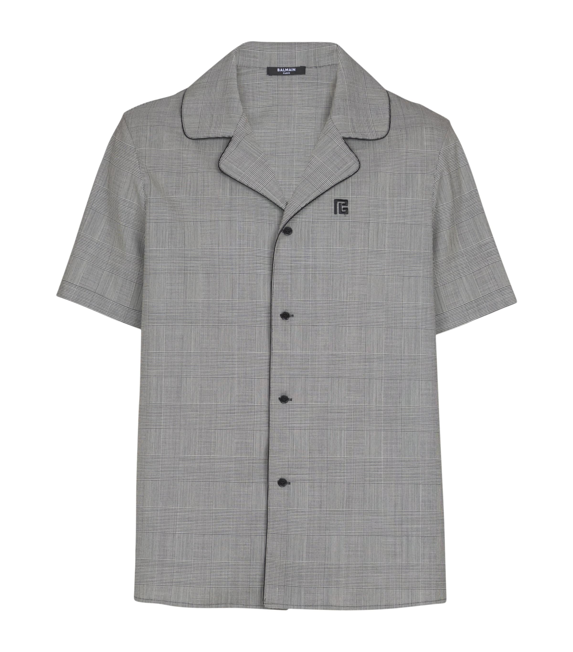 Virgin Wool Check Shirt