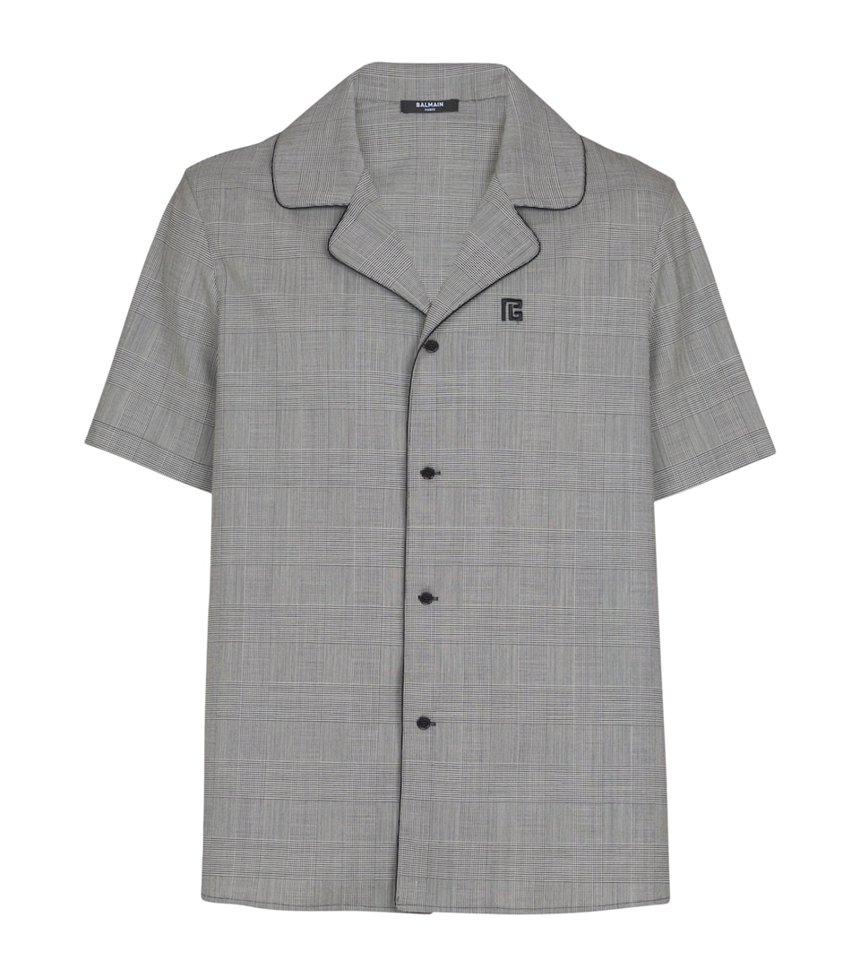 Virgin Wool Check Shirt