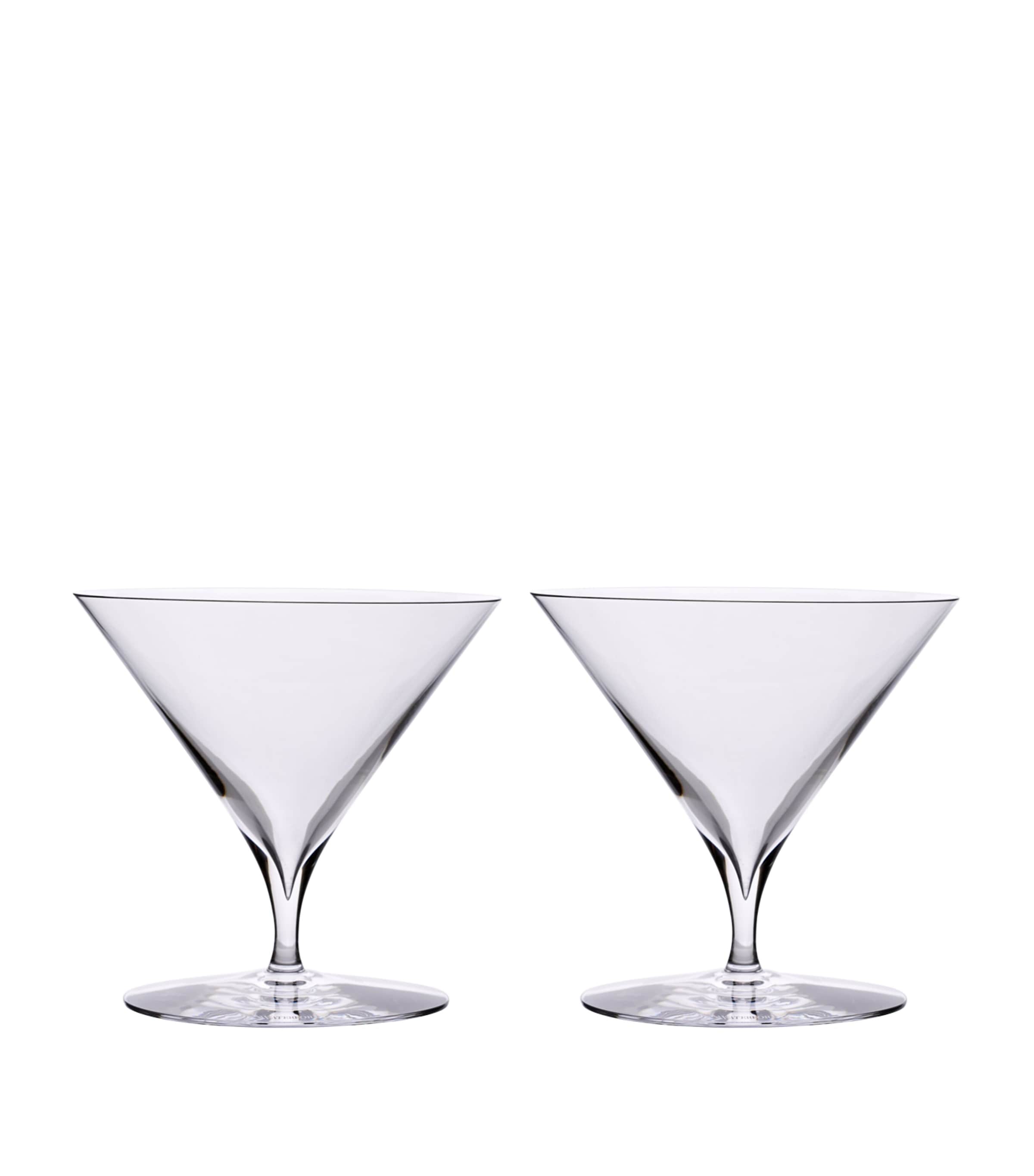 Set of 2 Elegance Martini Glasses