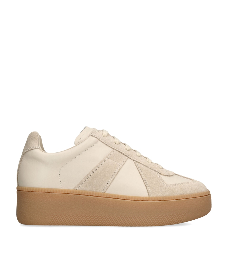 Leather-Suede Chunky Replica Sneakers