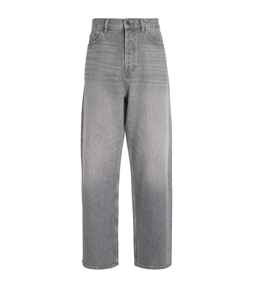 Acid-Wash Baggy Jeans