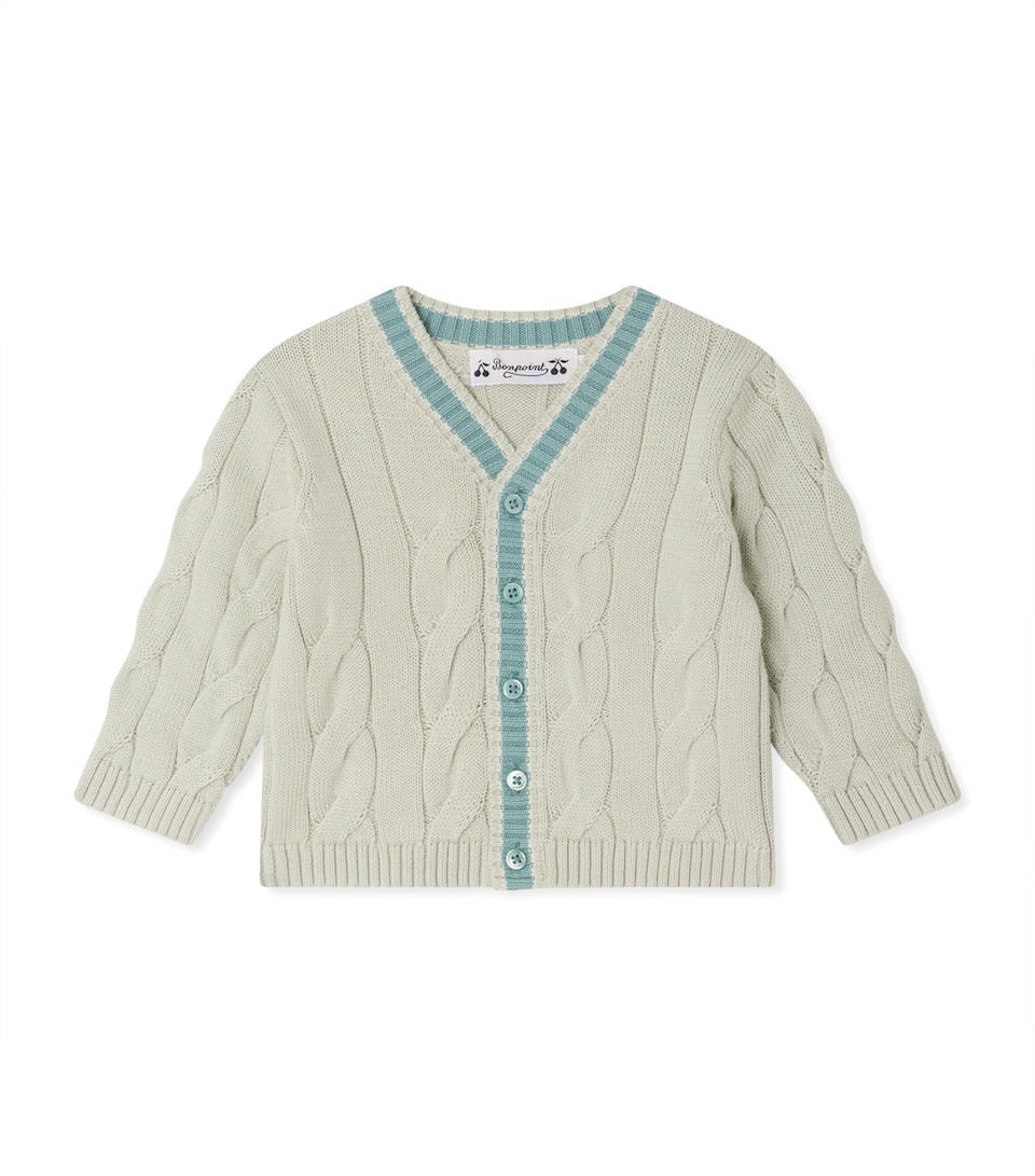Cotton Cable-Knit Cardigan (6-12 Months)