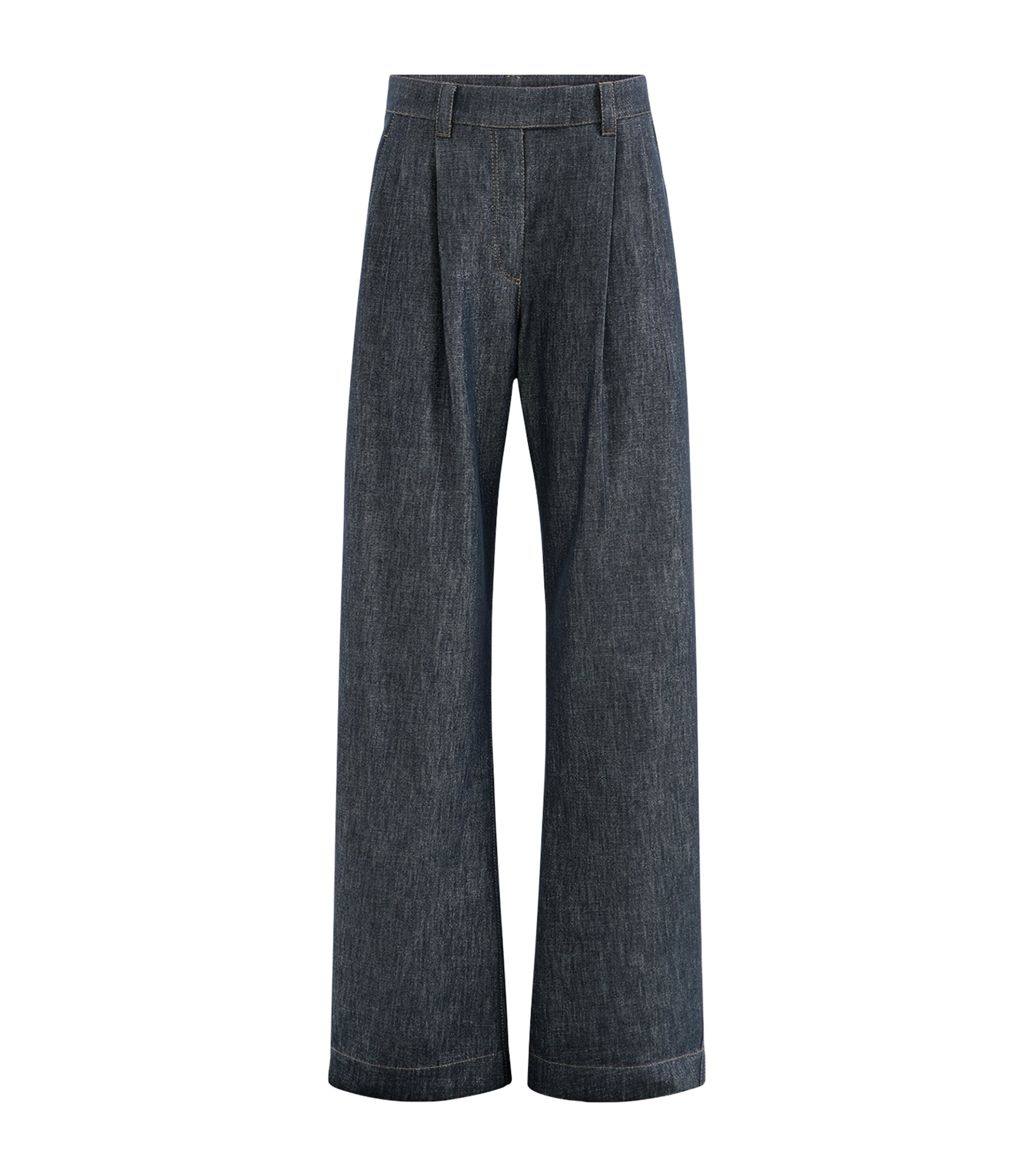 Brunello Cucinelli Womens Sparkling Denim Trousers