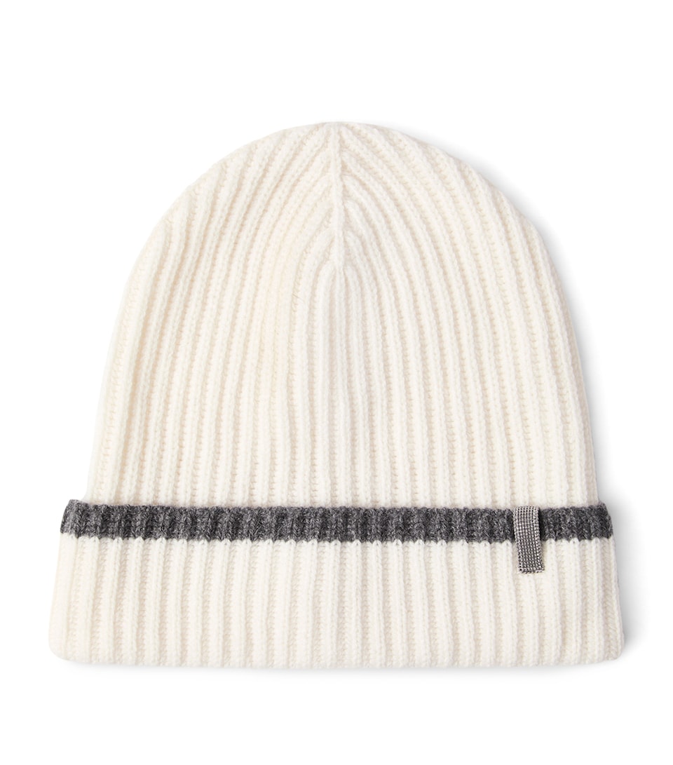 Brunello Cucinelli Cashmere Monili Beanie