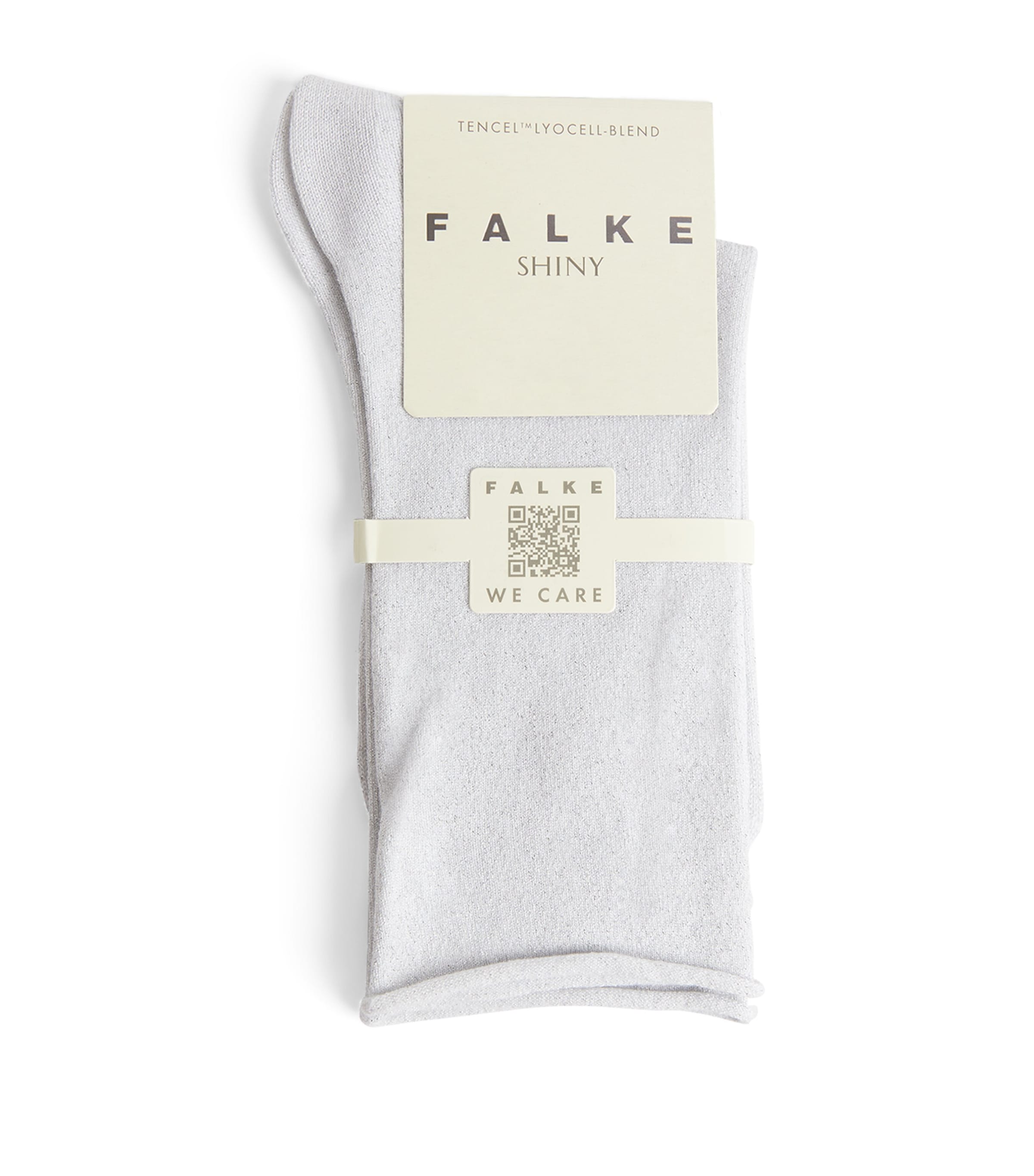 Falke Womens Shiny Socks White