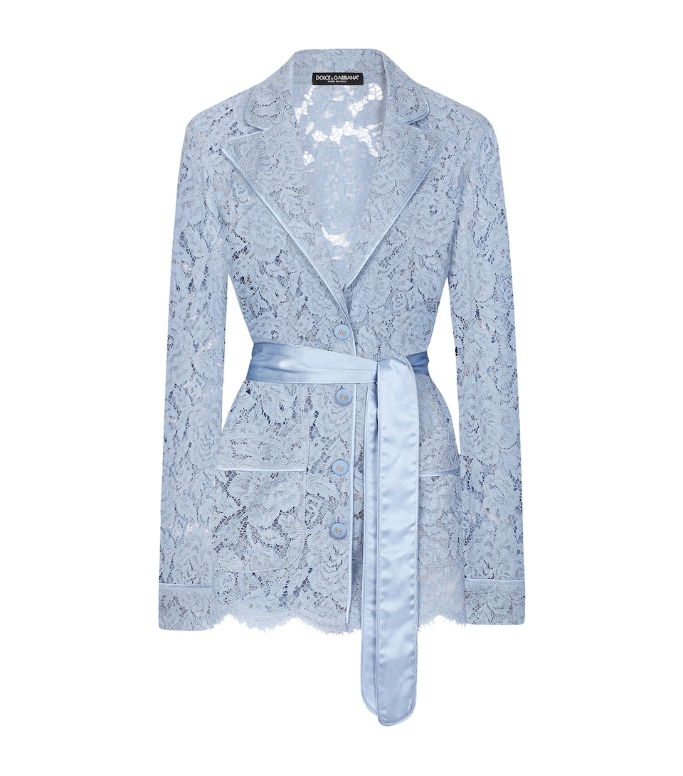 Cordonetto Lace Floral Pyjama Shirt