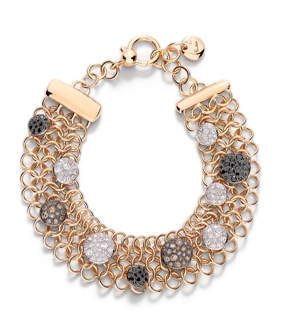Rose Gold and Diamond Sabbia Bracelet