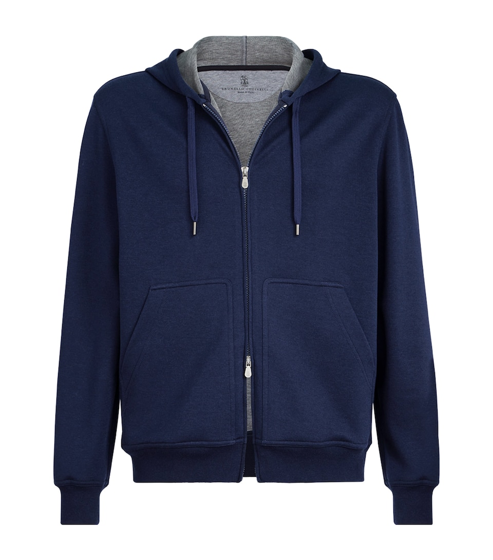 French Terry Zip-Up Hoodie