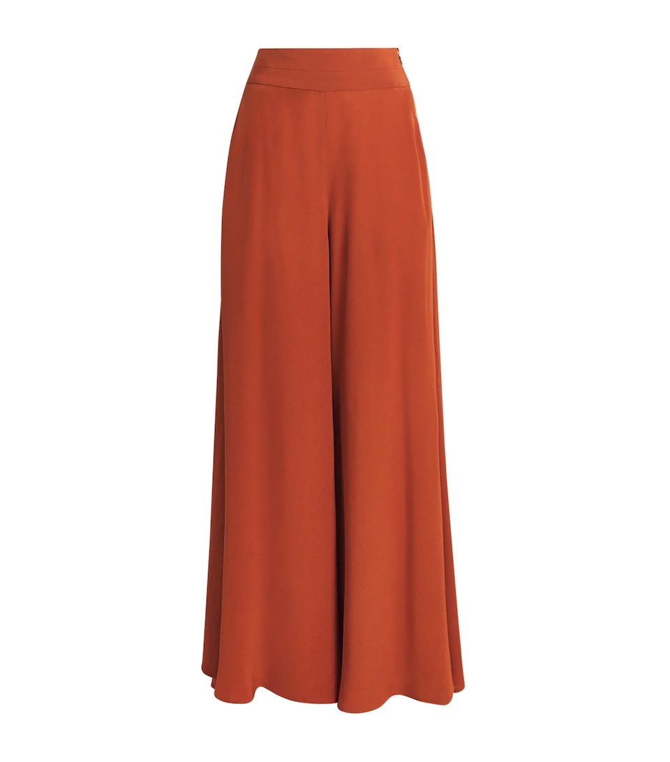 Crepe Wide-Leg Clarity Trousers
