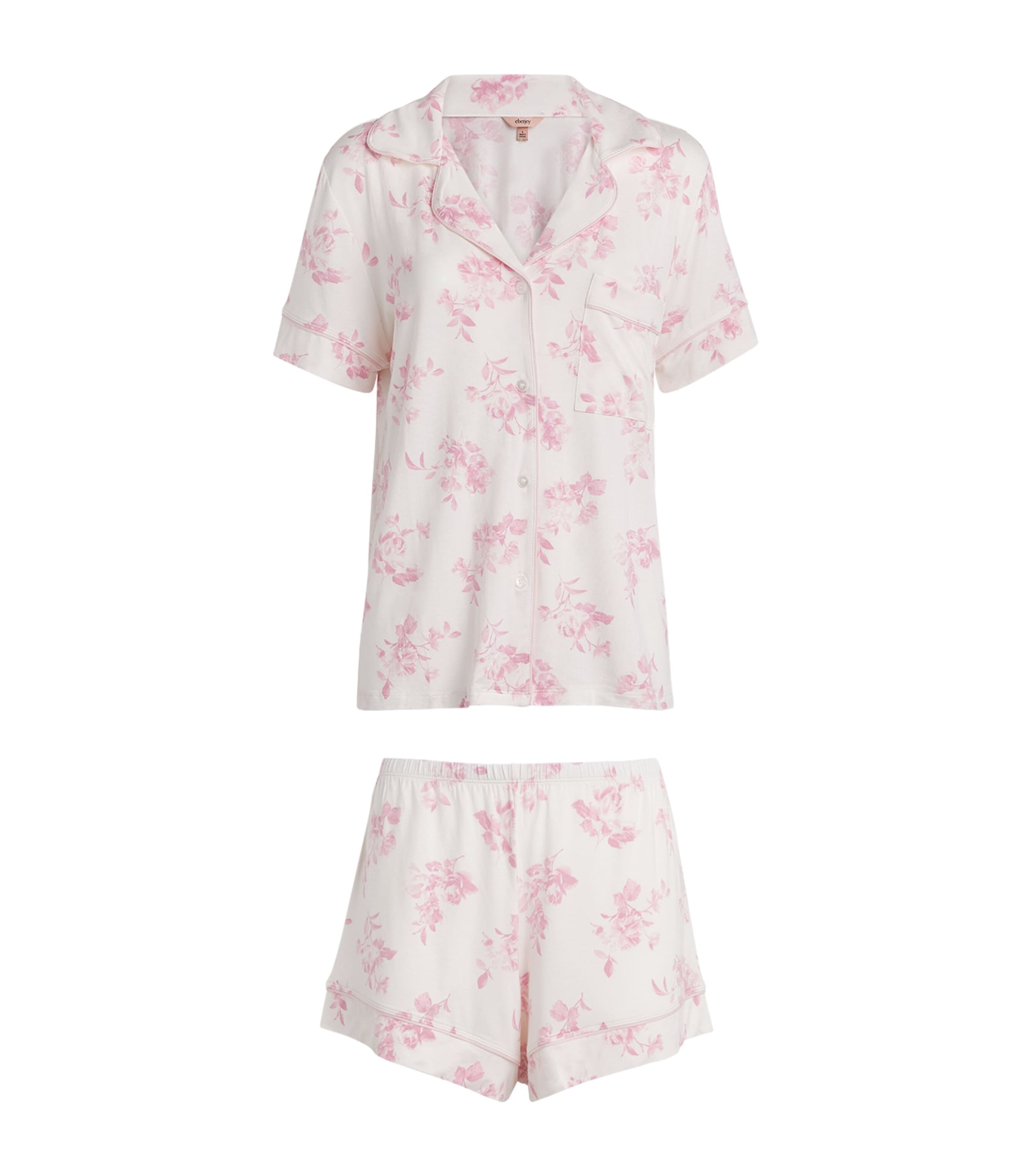 Eberjey Womens Floral Gisele Pyjama Set Rgppp Rose Gard