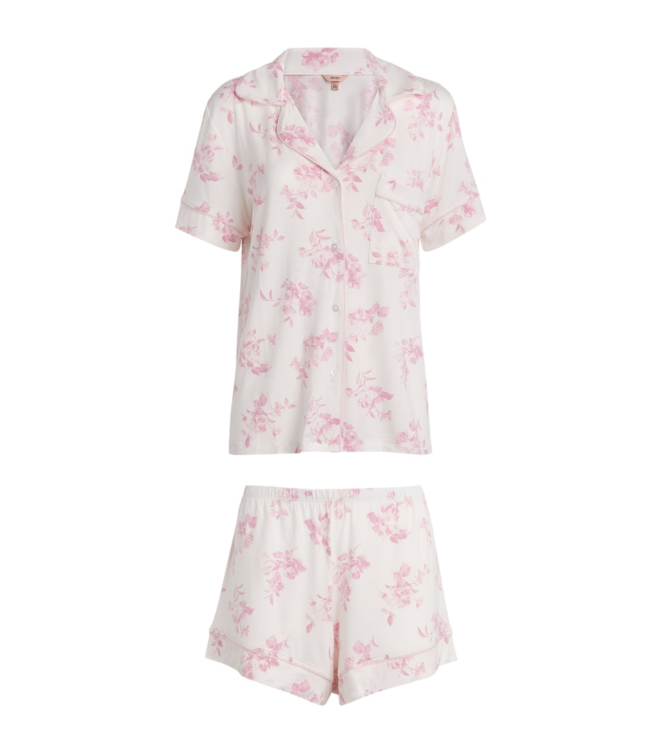 Eberjey Womens Floral Gisele Pyjama Set Rgppp Rose Gard