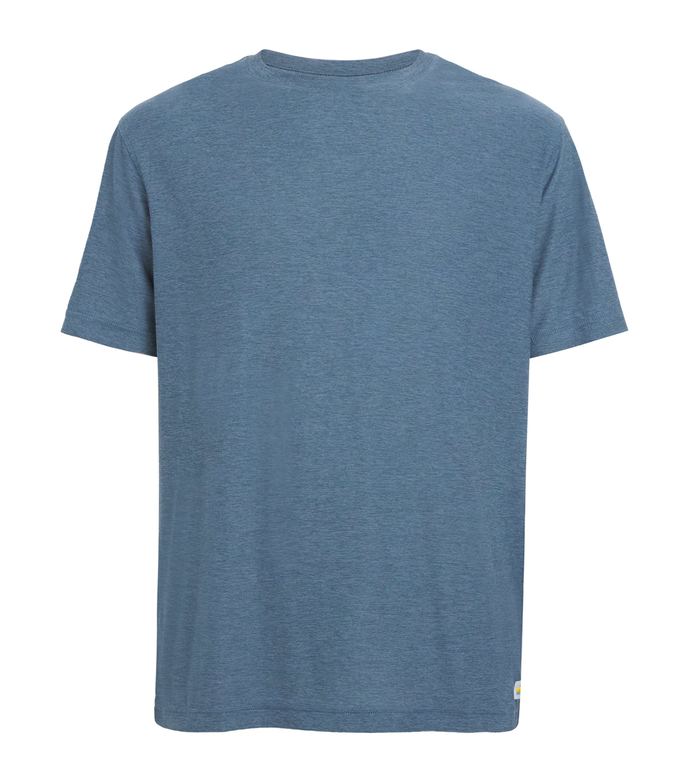 VUORI Mens Strato Tech T-Shirt Beh Blue Sea Heather