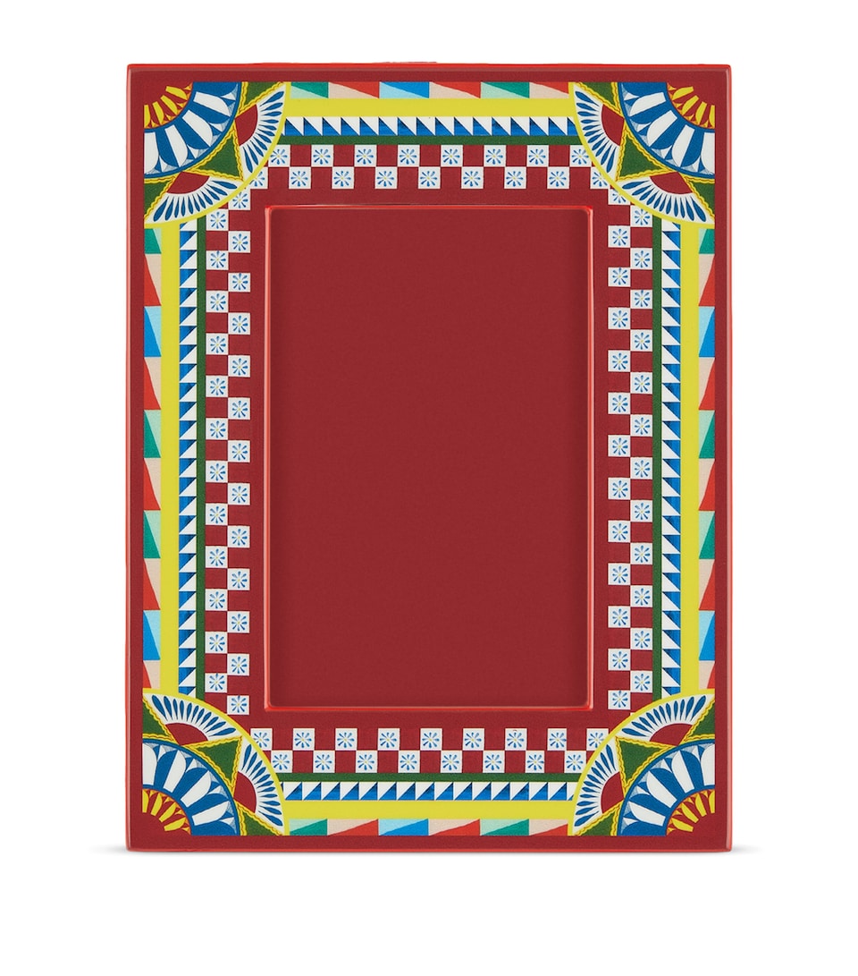 Lacquered Wood Carretto Photo Frame (8.7" x 6.7")