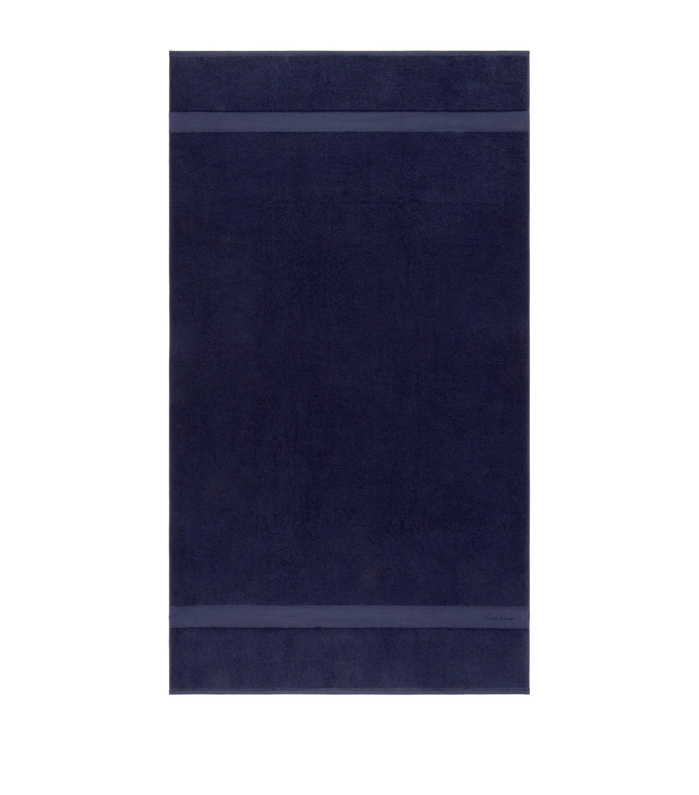 Ralph Lauren Home Cotton Dulaney Bath Sheet (100cm x 183cm) Midnight