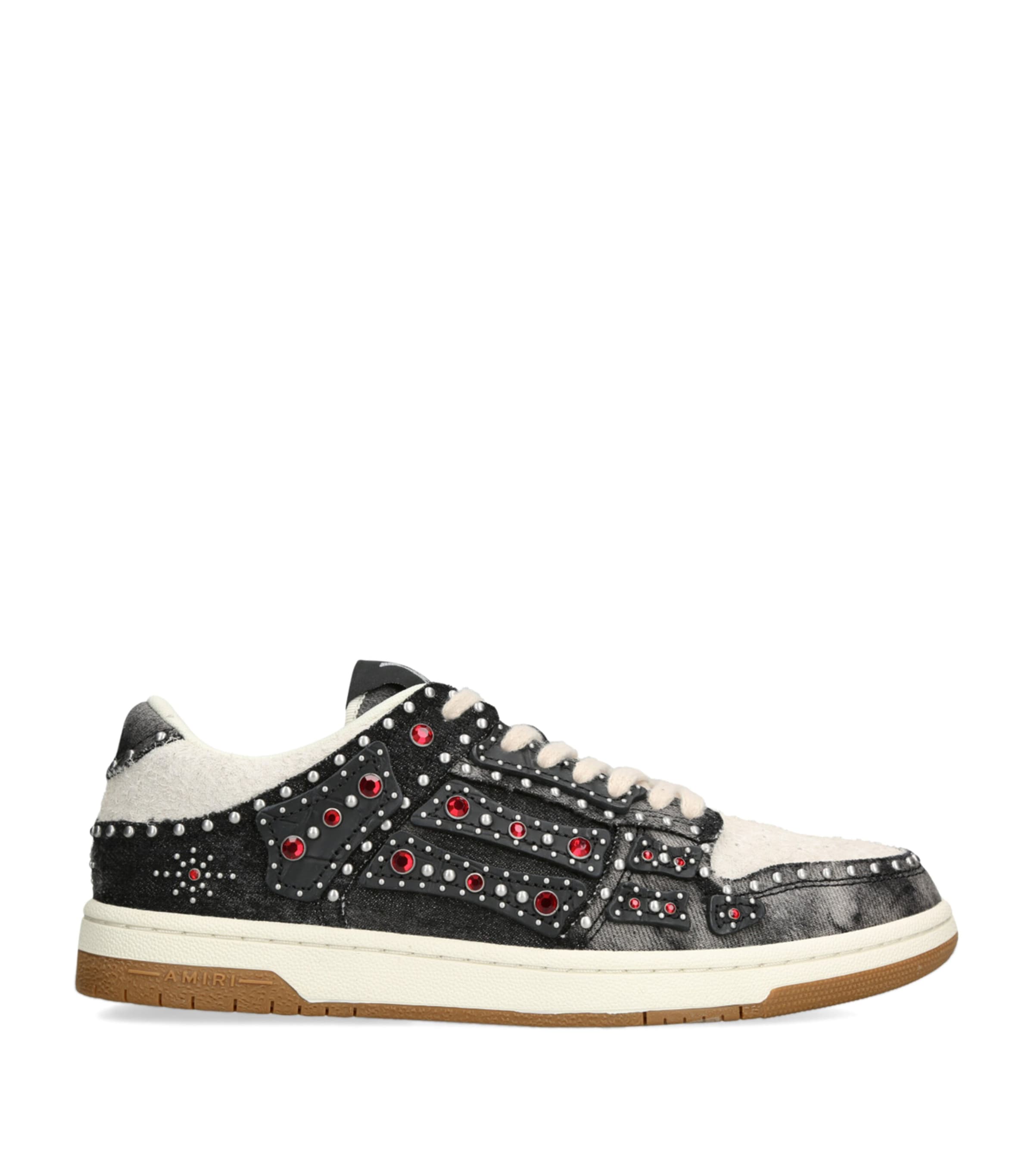 Embellished Skel Top Low Sneakers