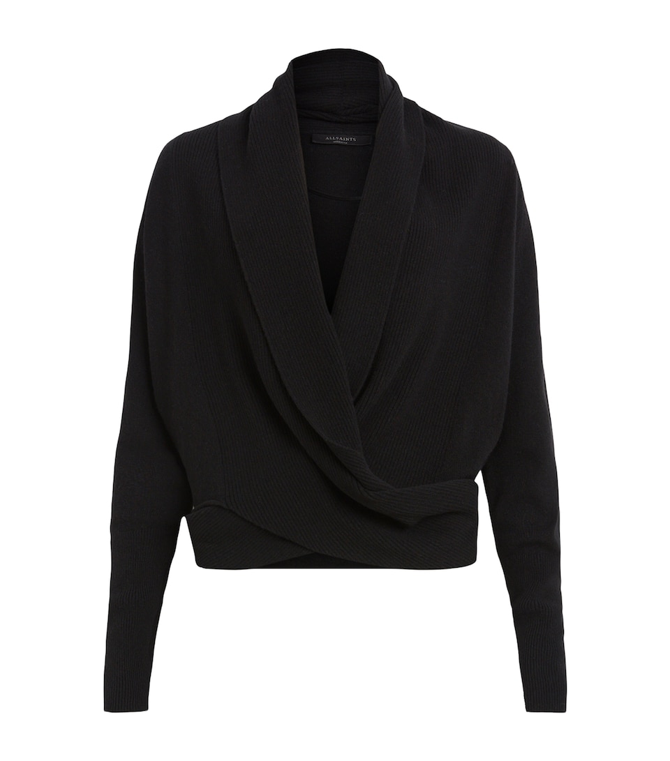 AllSaints Womens Wasson Cardigan Black