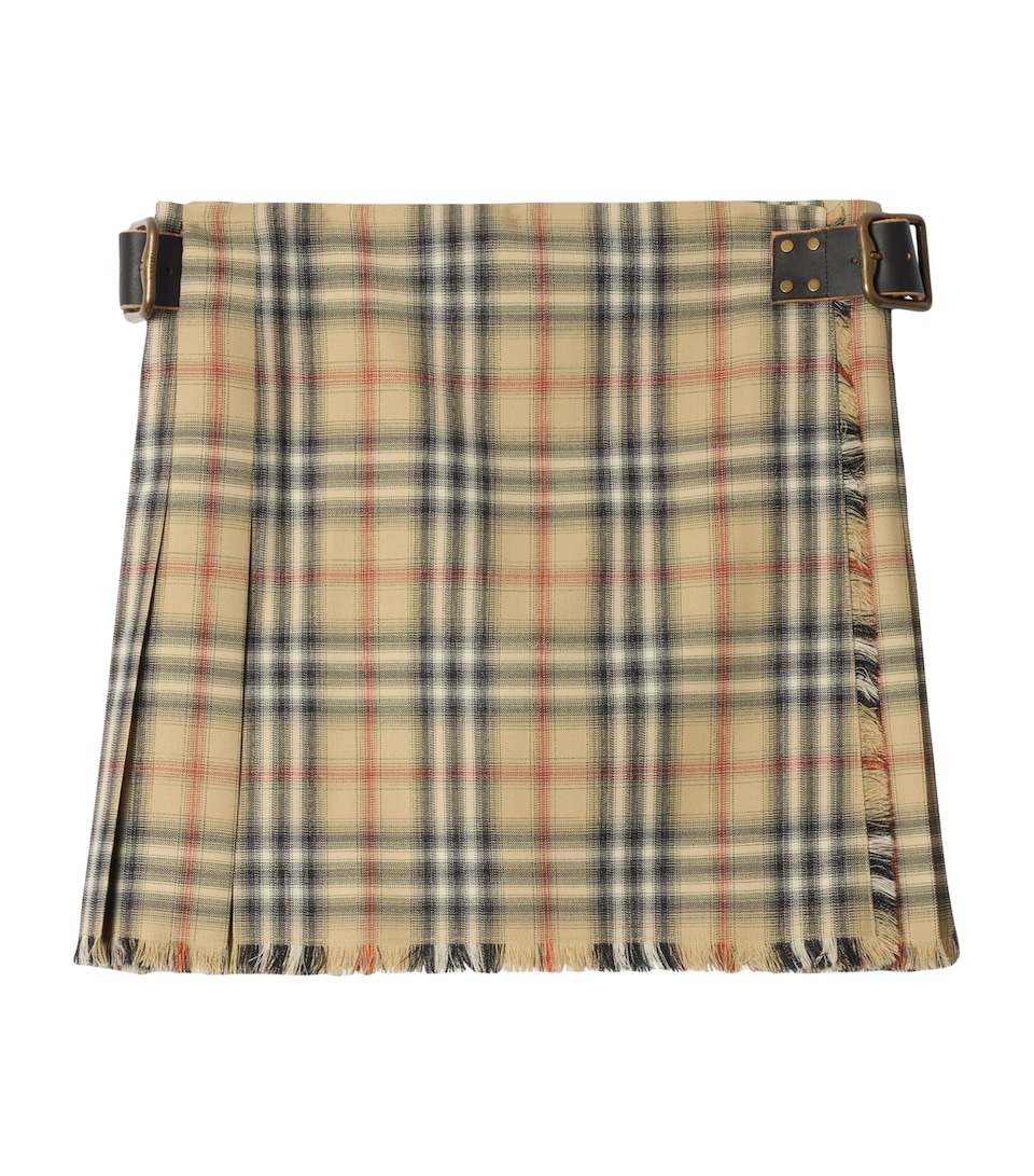 Wool Check Mini Kilt