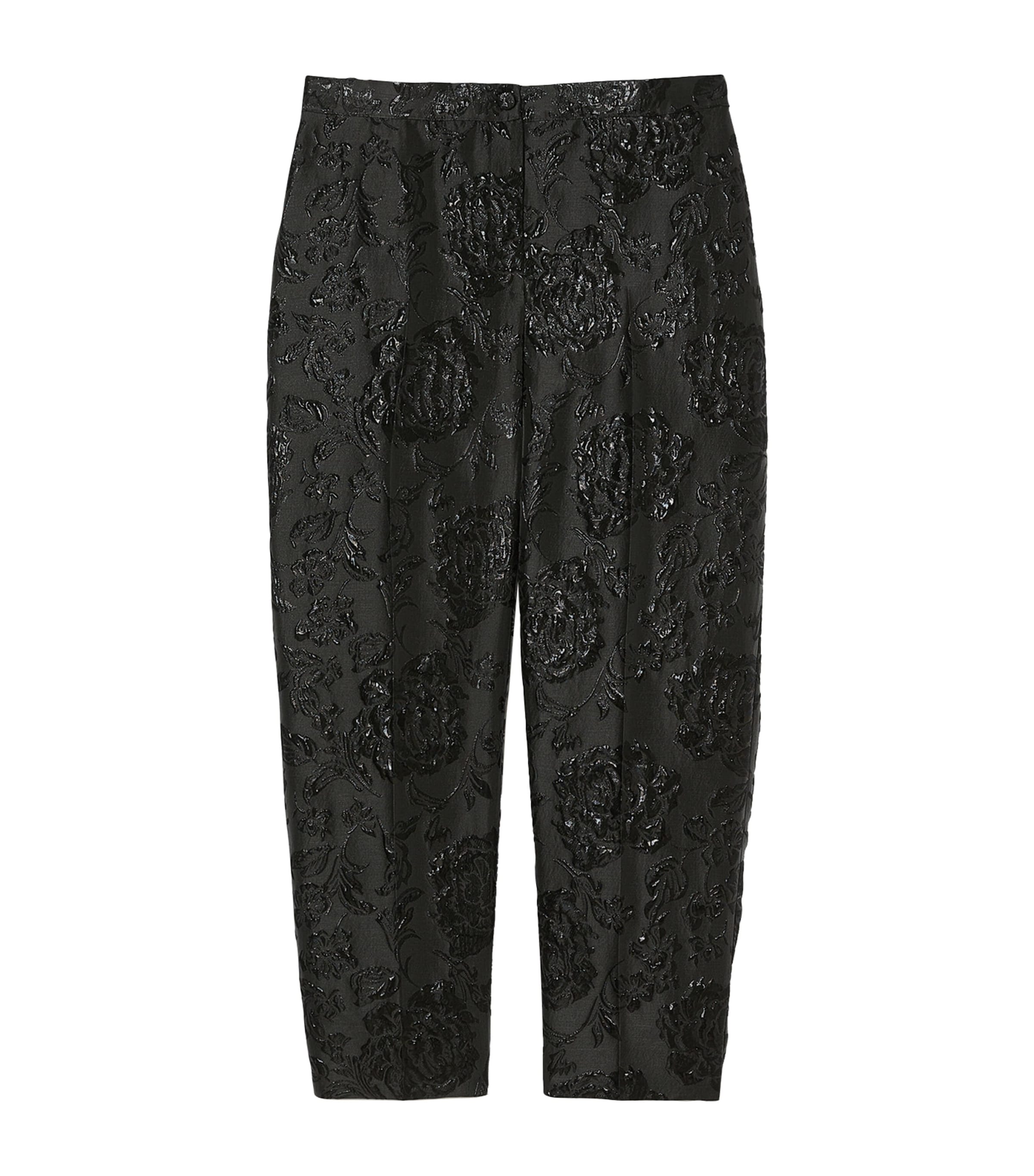Floral Jacquard Demetra Trousers
