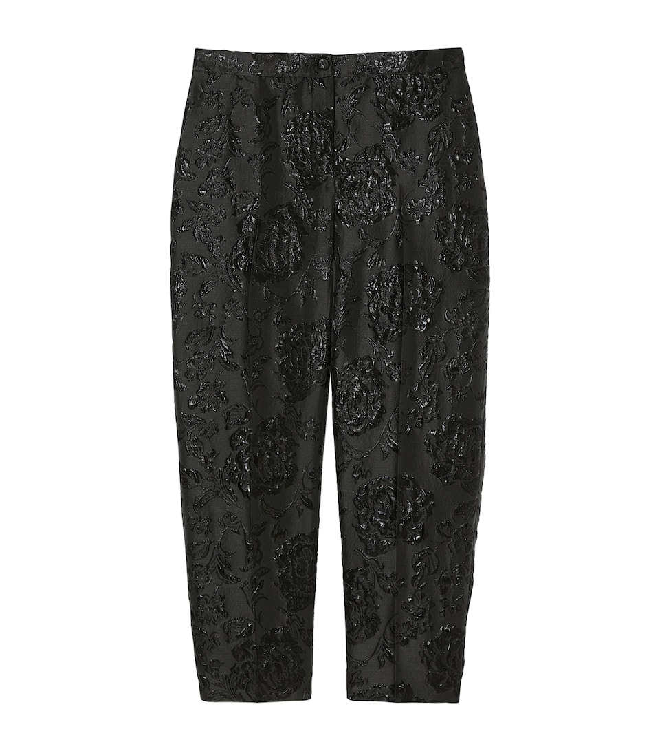 Floral Jacquard Demetra Trousers