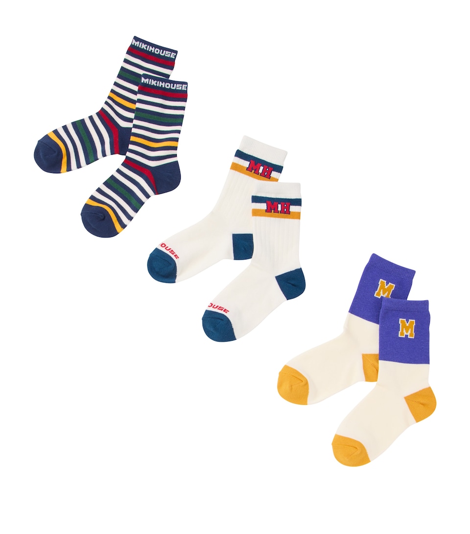 Miki House Patterned Socks (Pack of 3)