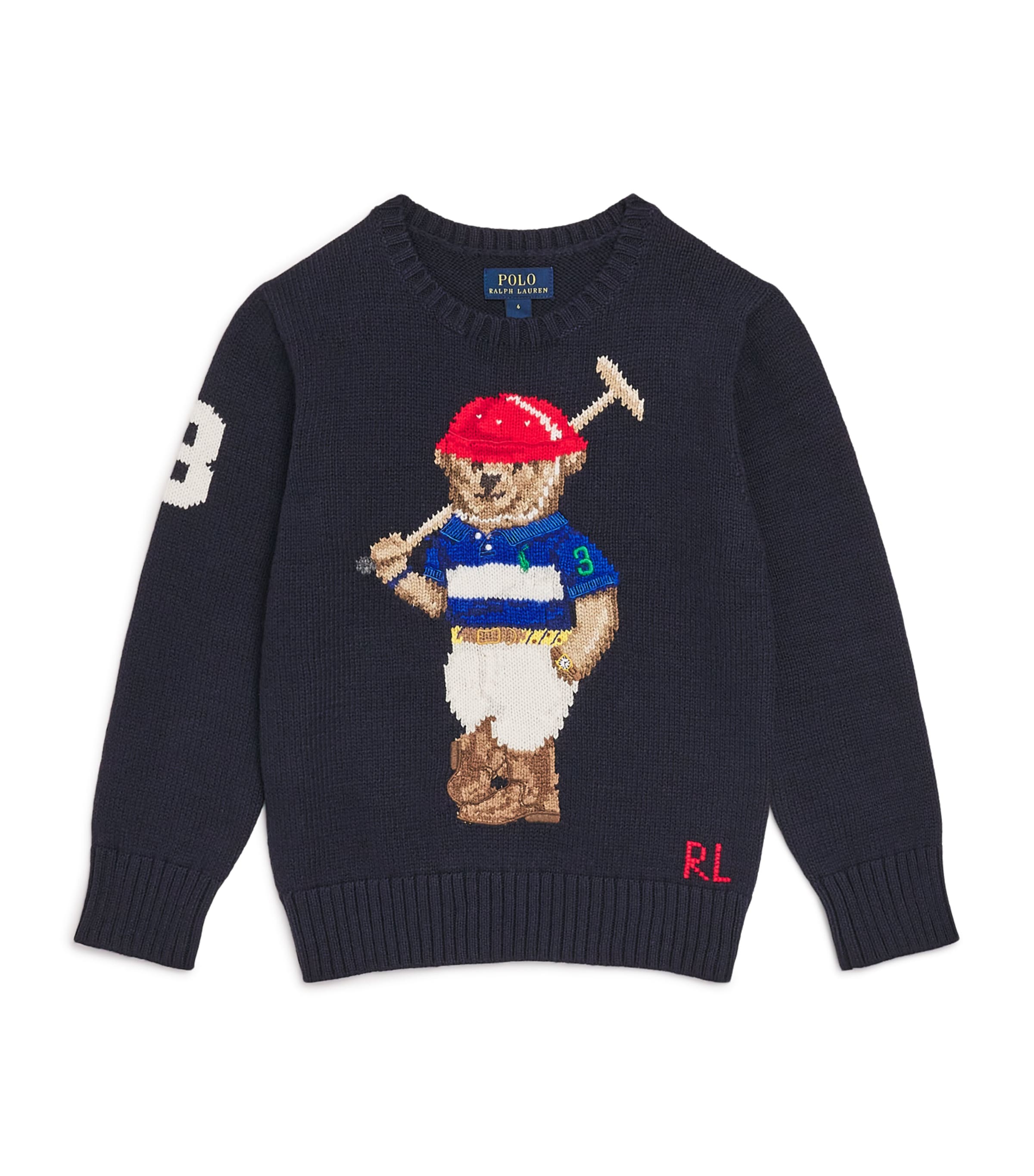 Cotton Polo Bear Sweater (6-14 Years)