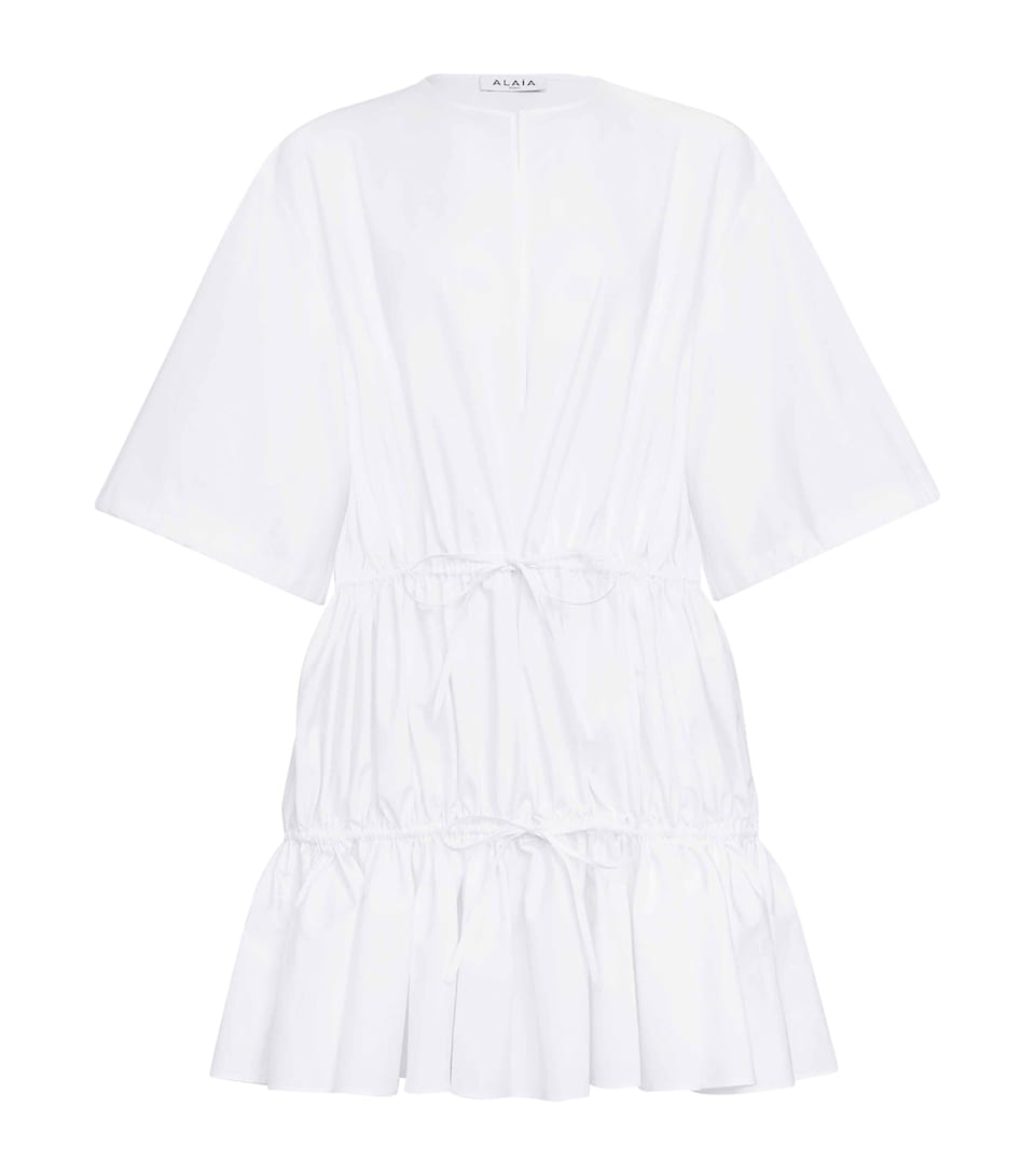 Cotton Poplin Mini Dress