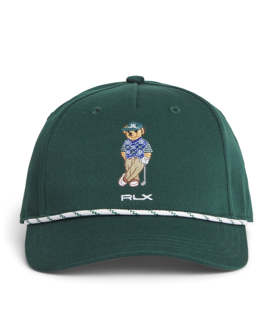 RLX Ralph Lauren Polo Bear Sports Cap Moss Agate