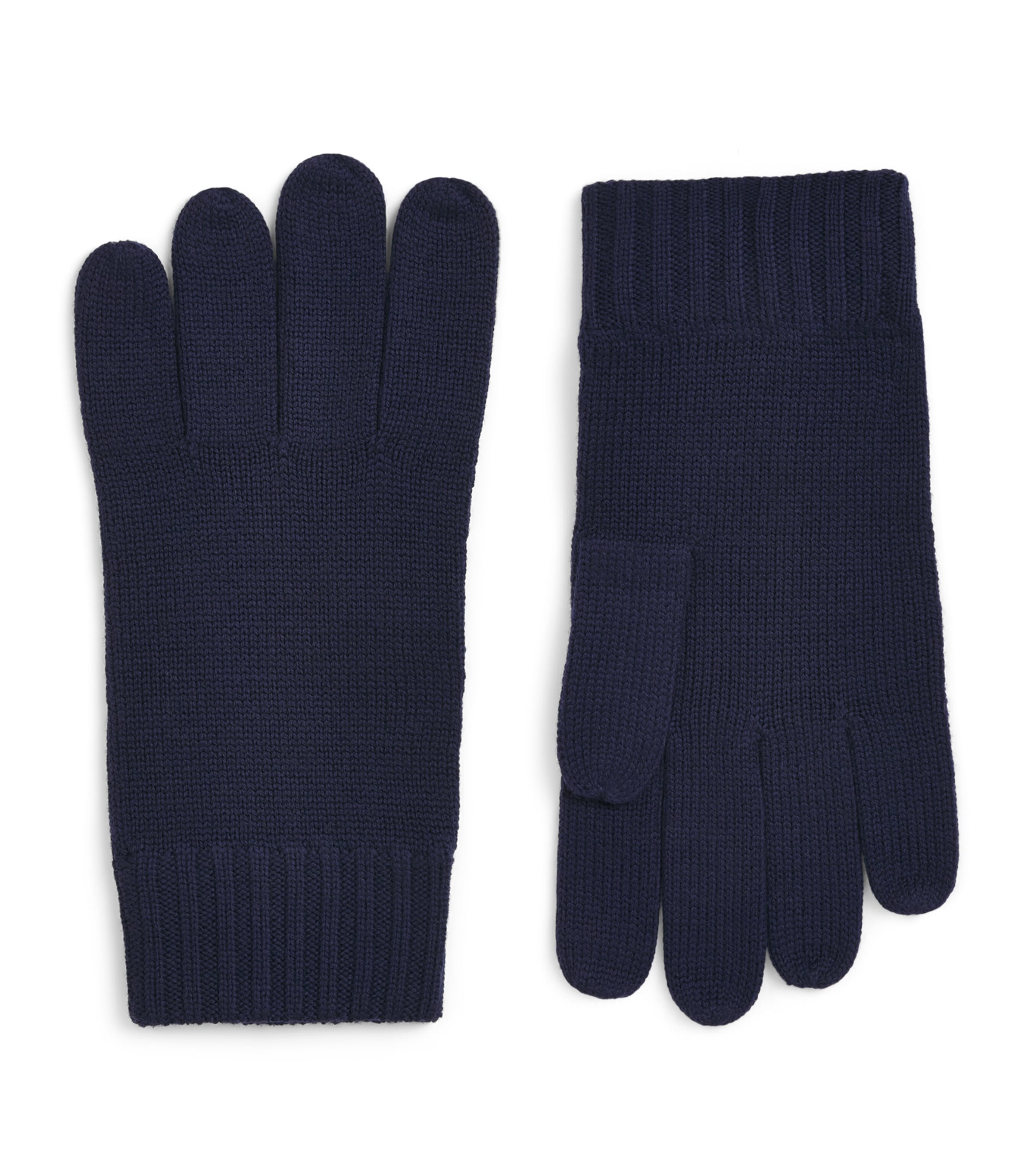 Polo Ralph Lauren Wool Polo Pony Gloves Hunter Navy