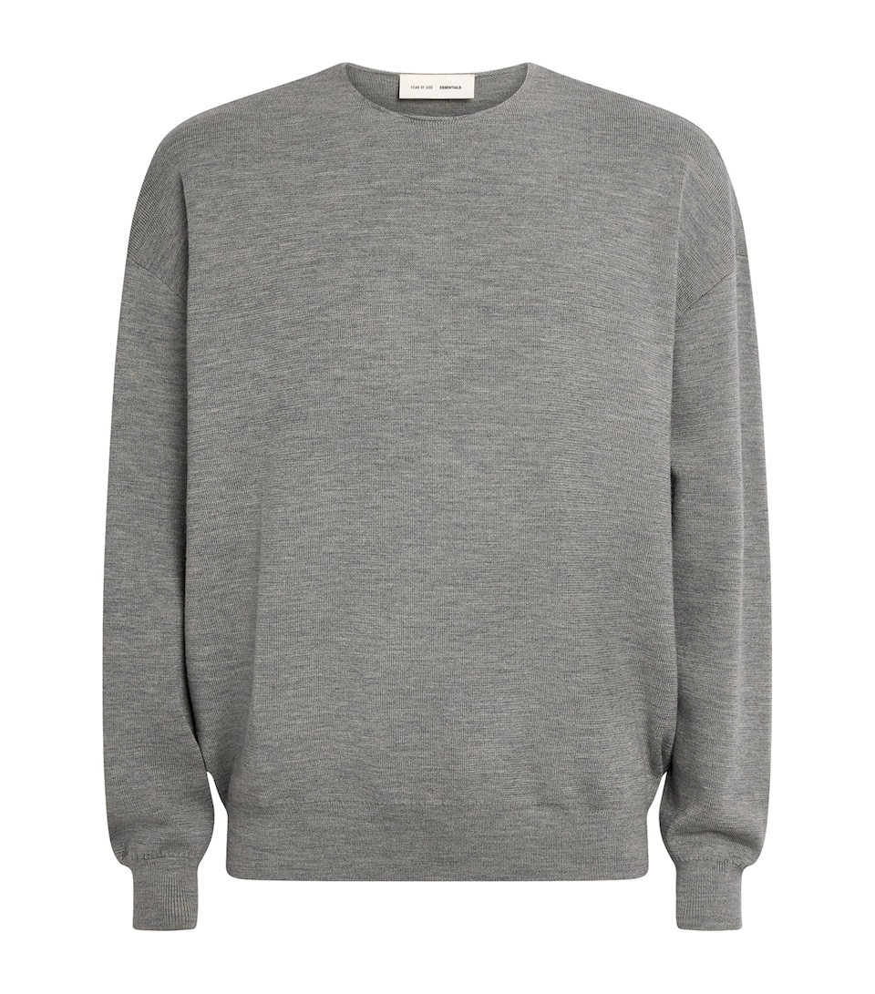 Wool Logo-Tag Sweater