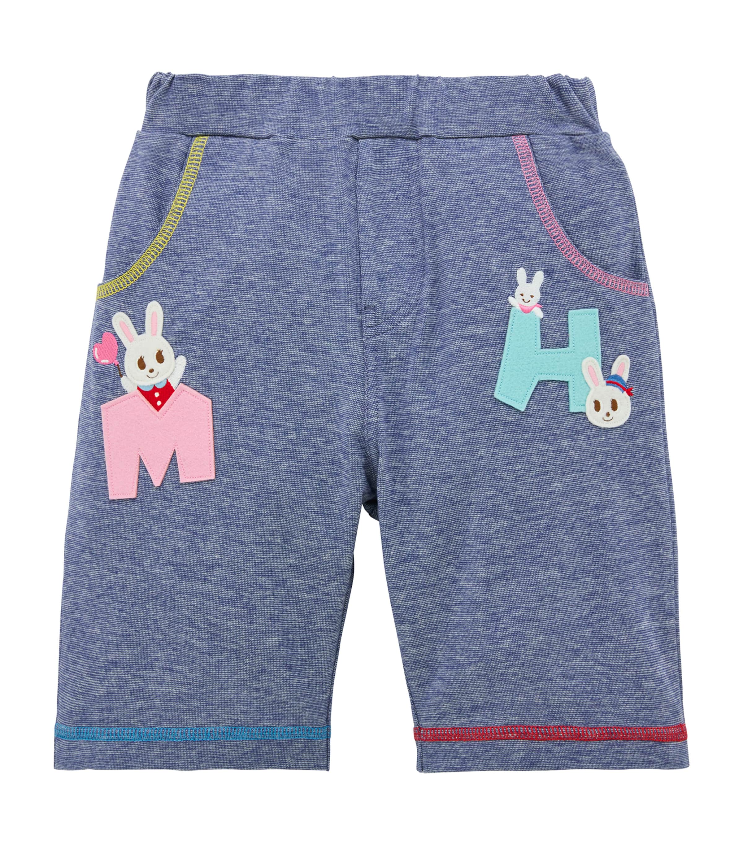 Miki House Cotton-Blend Cropped Sweatpants (2-7 Years)
