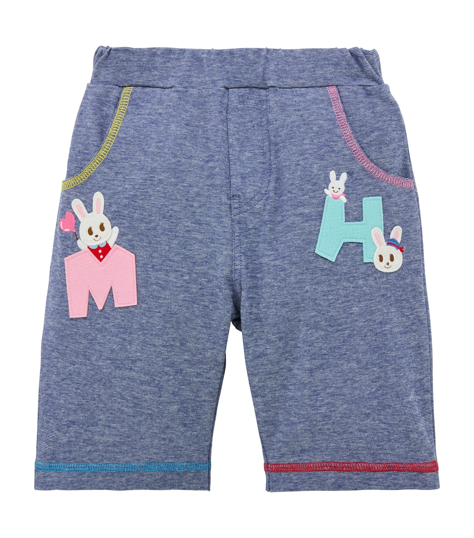 Miki House Cotton-Blend Cropped Sweatpants (2-7 Years)