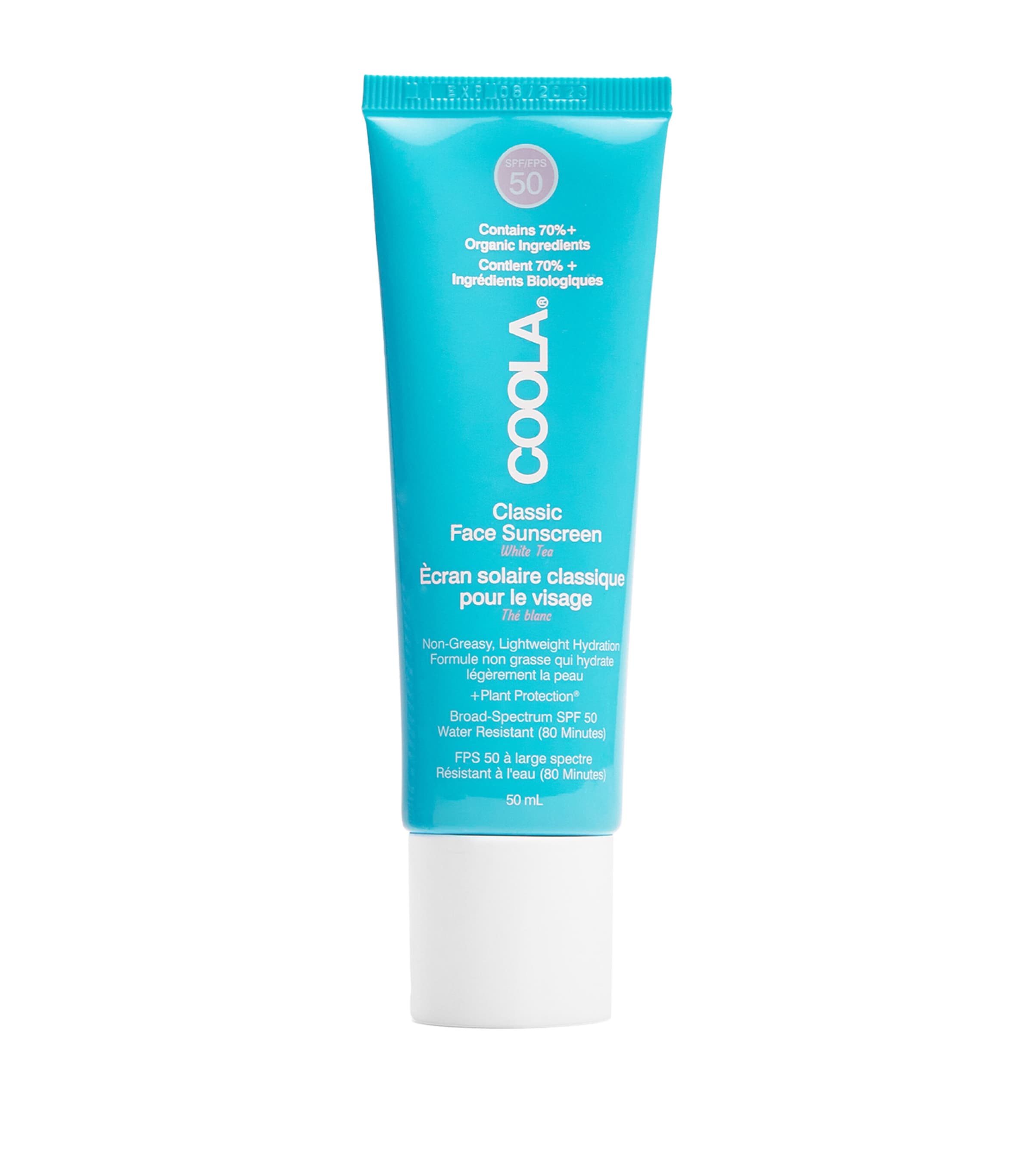 COOLA Classic Face Sunscreen SPF 50 (50ml) - White Tea