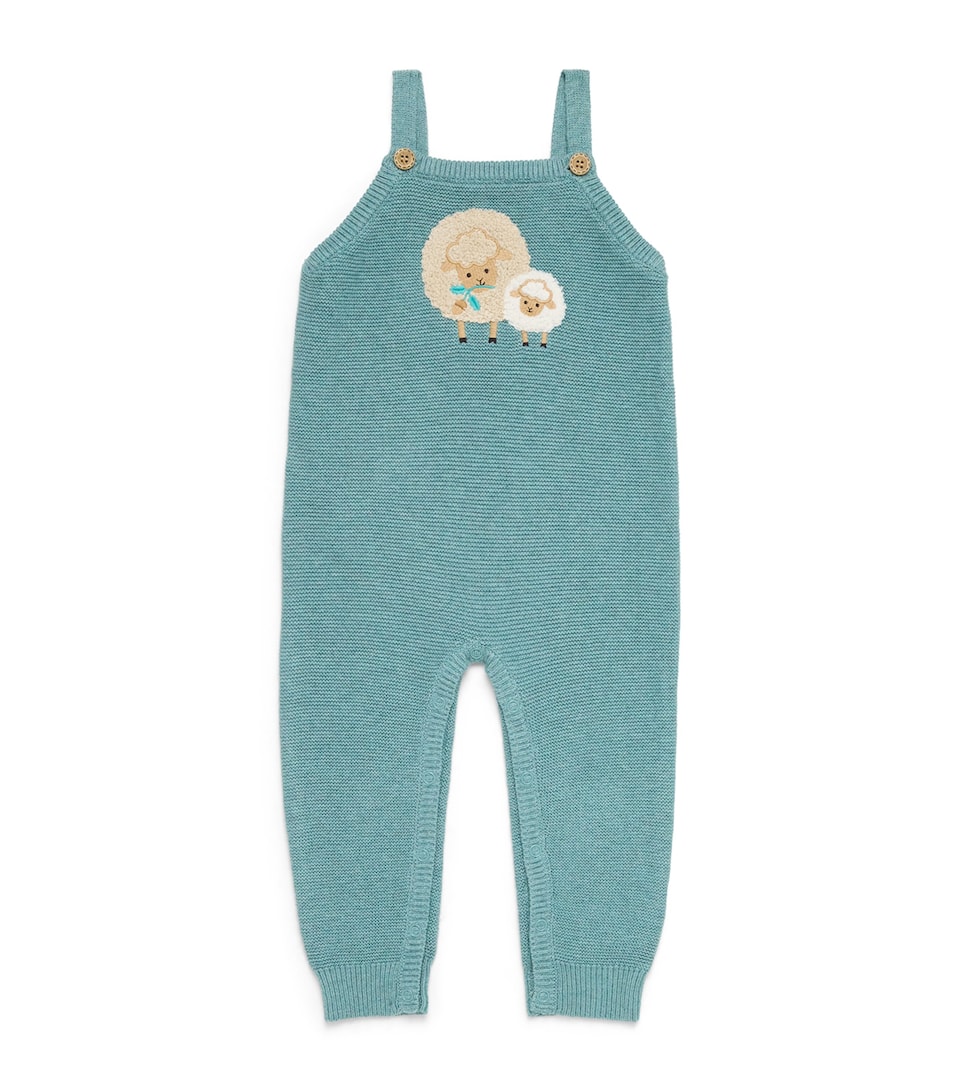 Organic Cotton-Wool Playsuit (0-18 Months)