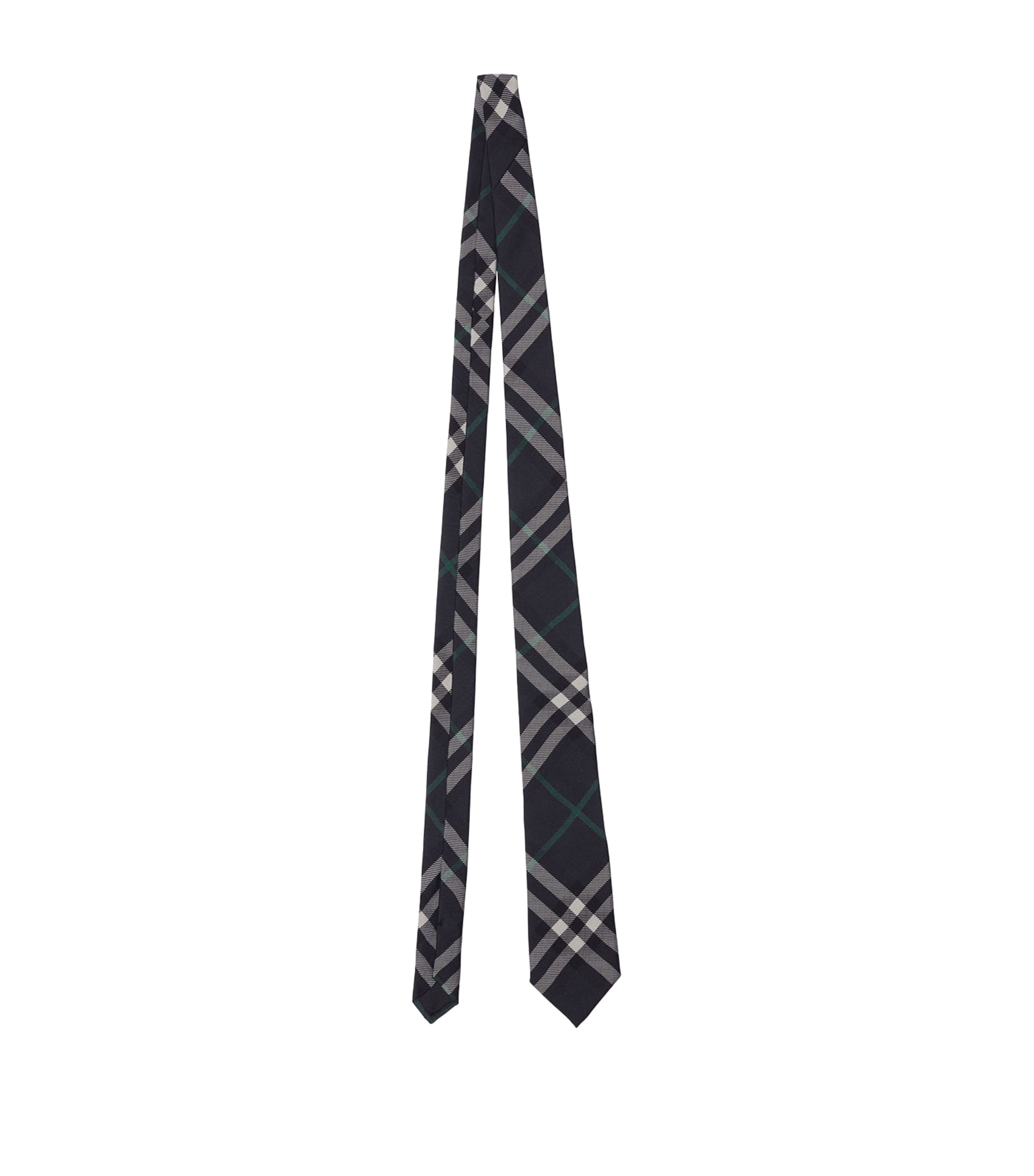 Silk Check Tie