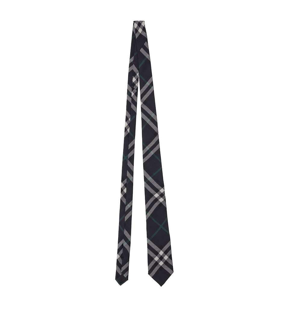 Silk Check Tie