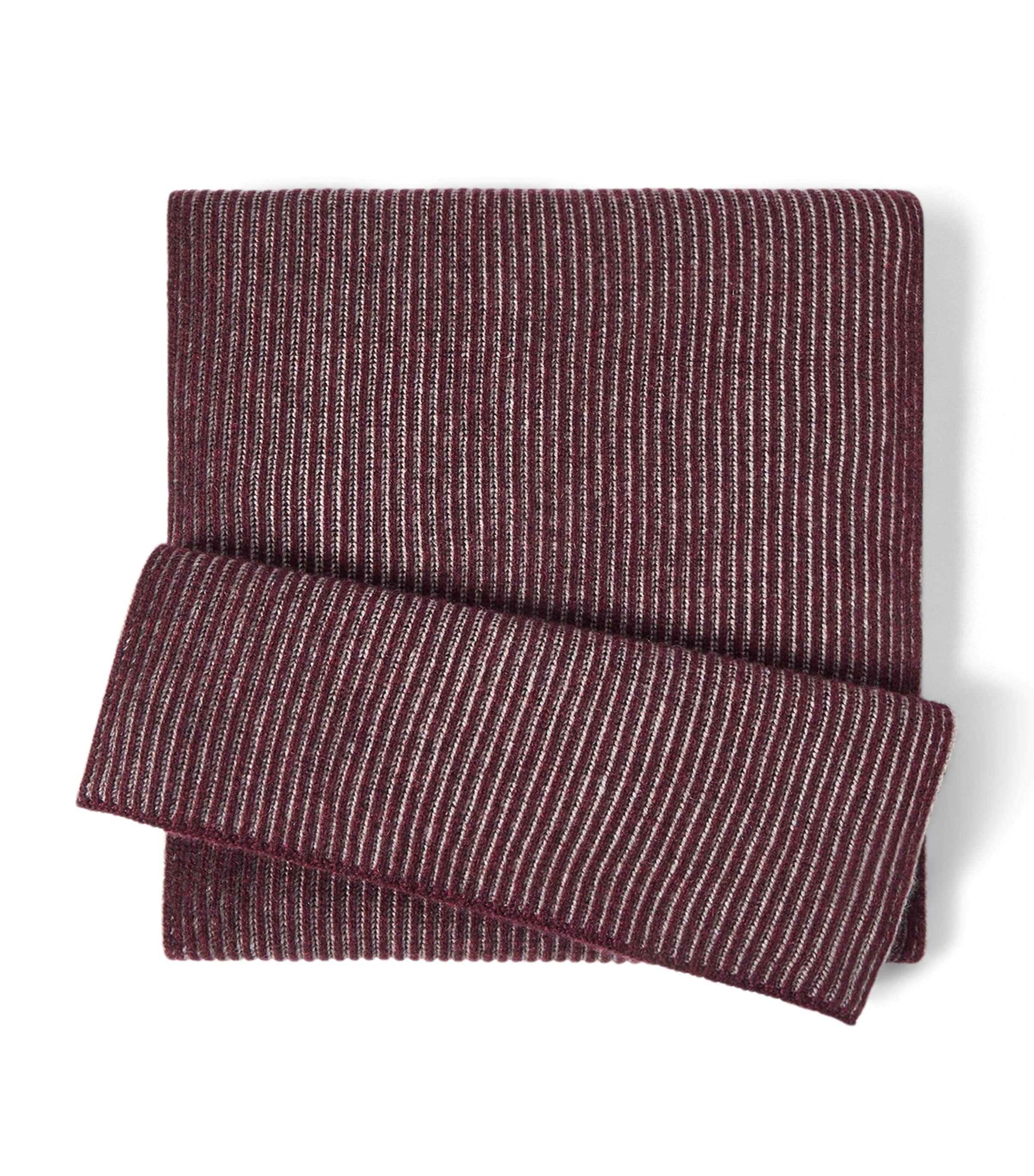 Brunello Cucinelli Cashmere Ribbed Scarf