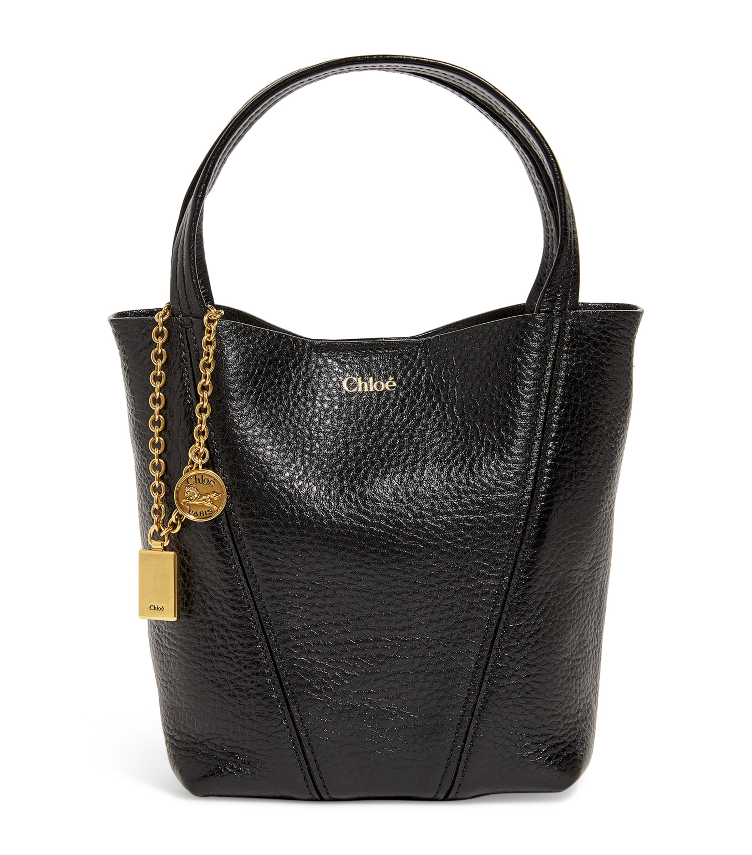 Small Calfskin Spin Tote Bag