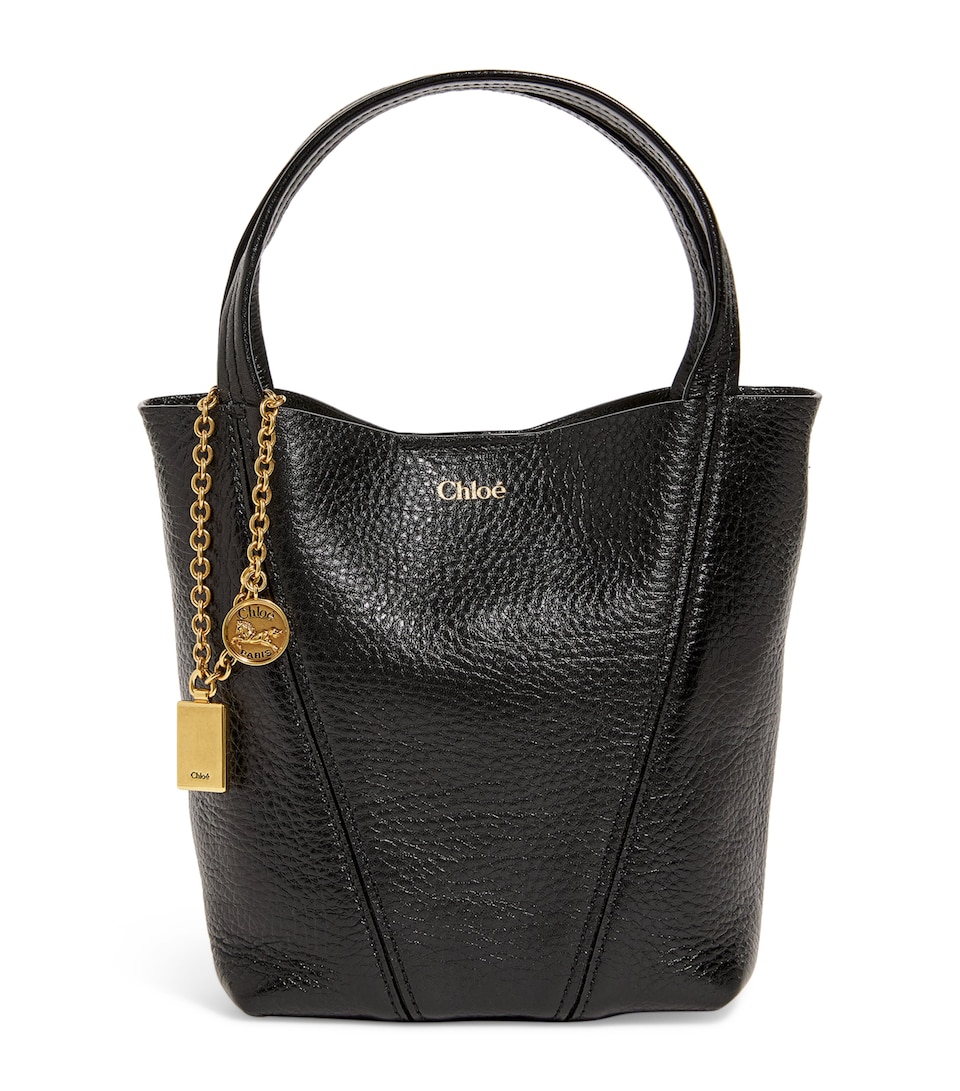 Small Calfskin Spin Tote Bag