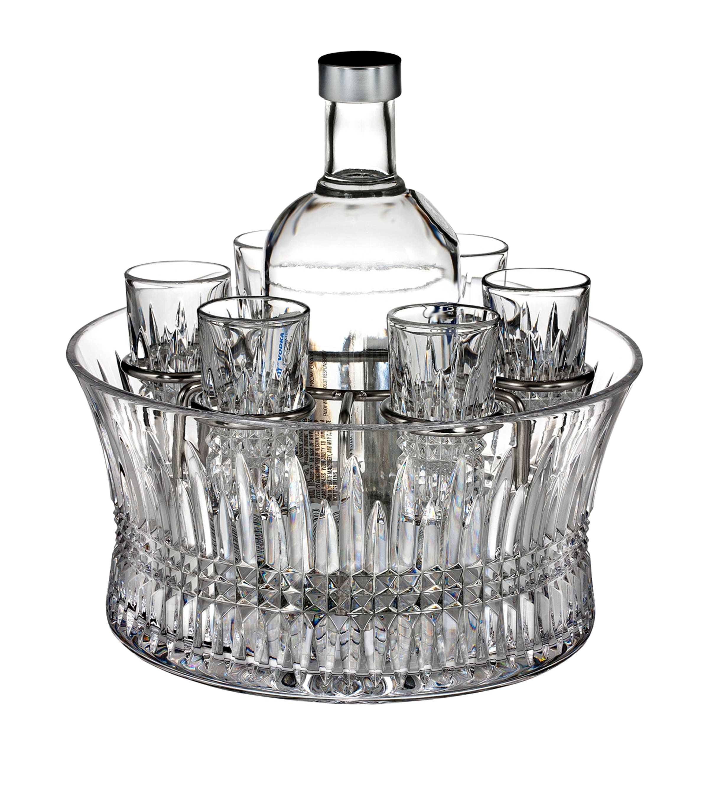 Waterford Lismore Diamond Vodka Set Clear