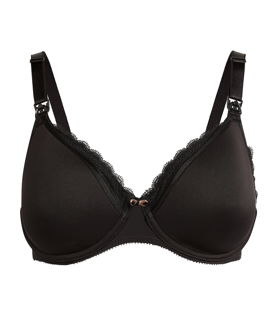 Lace-Trim Maternity Bra