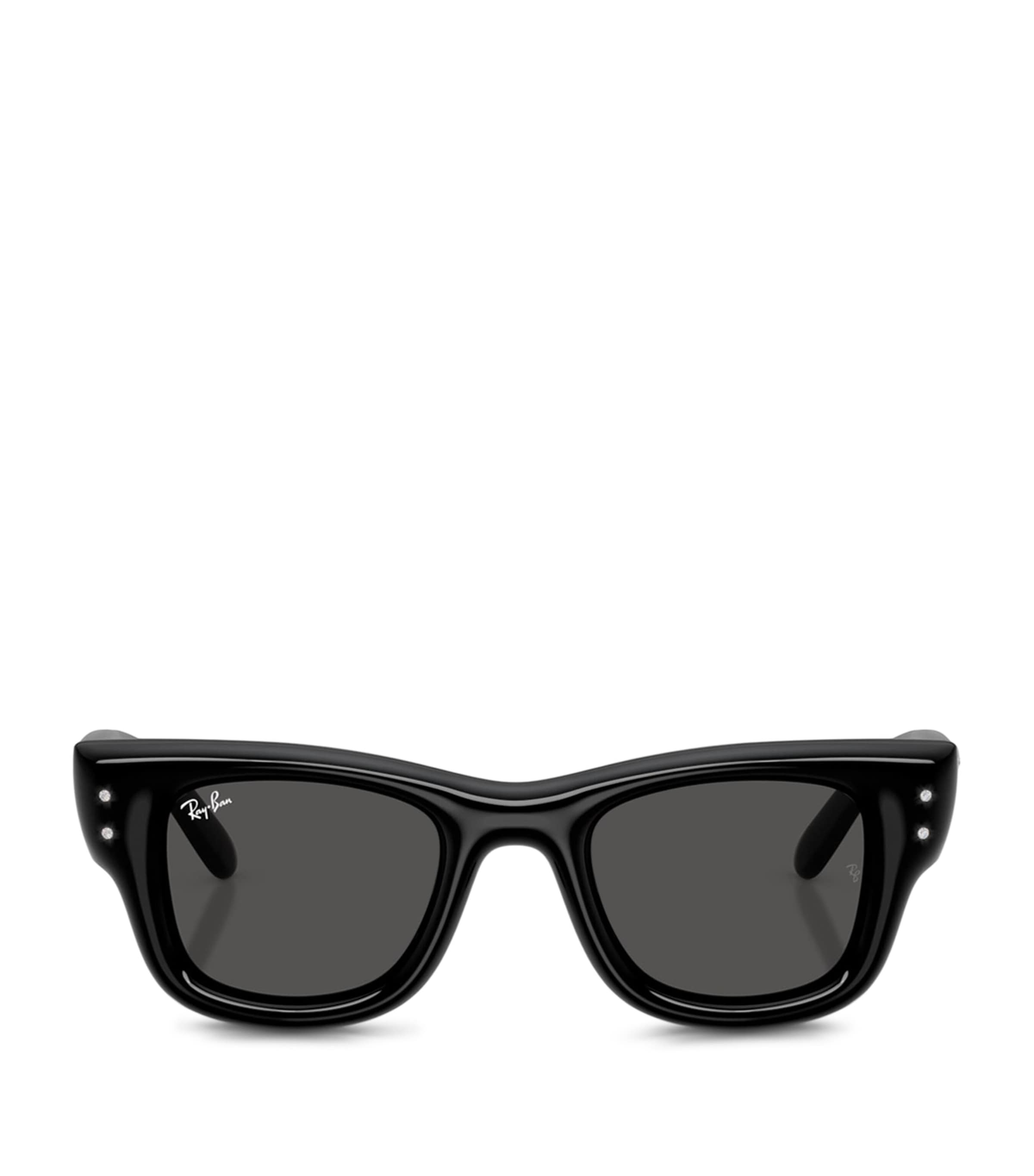 Ray-Ban Puffer Crystal Edition Wayfarer Sunglasses Black