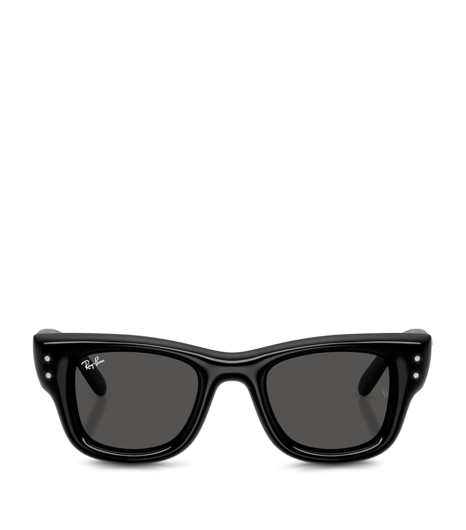 Ray-Ban Puffer Crystal Edition Wayfarer Sunglasses Black