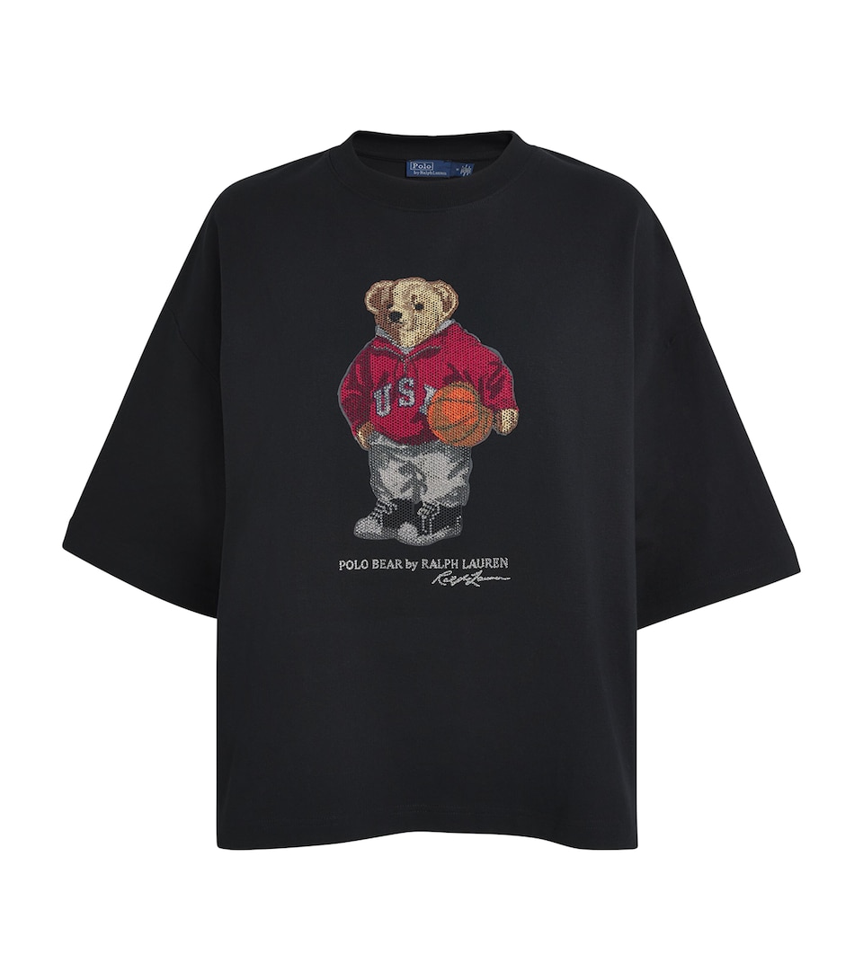 Rhinestone Polo Bear T-Shirt